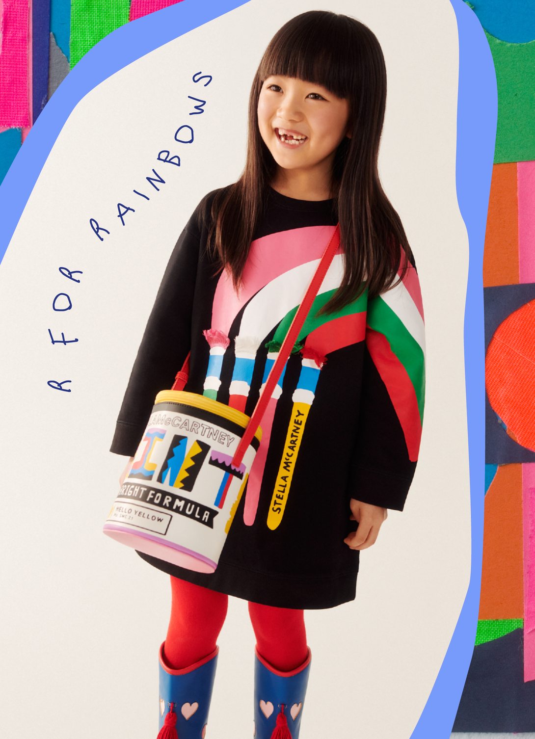Stella McCartney Kids Multicolor Paint Can Bucket Bag Stella McCartney