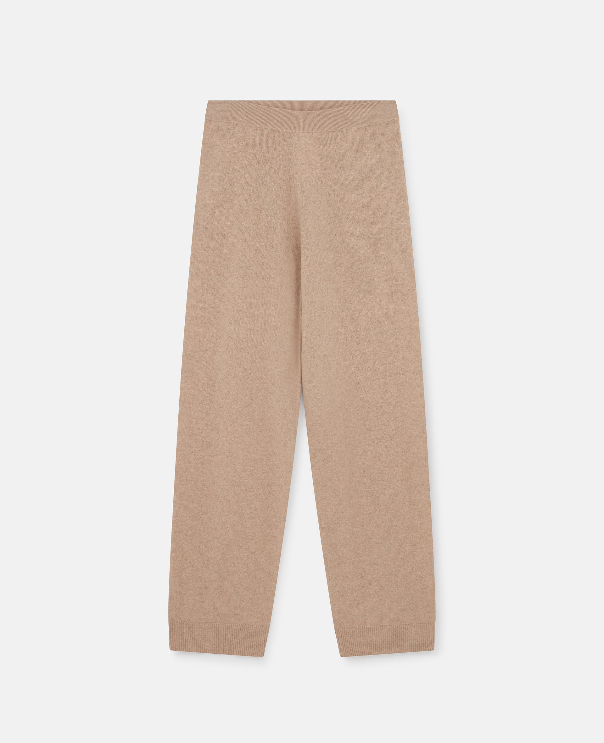 High Rise Straight Leg Trousers-Beige-large image number 0
