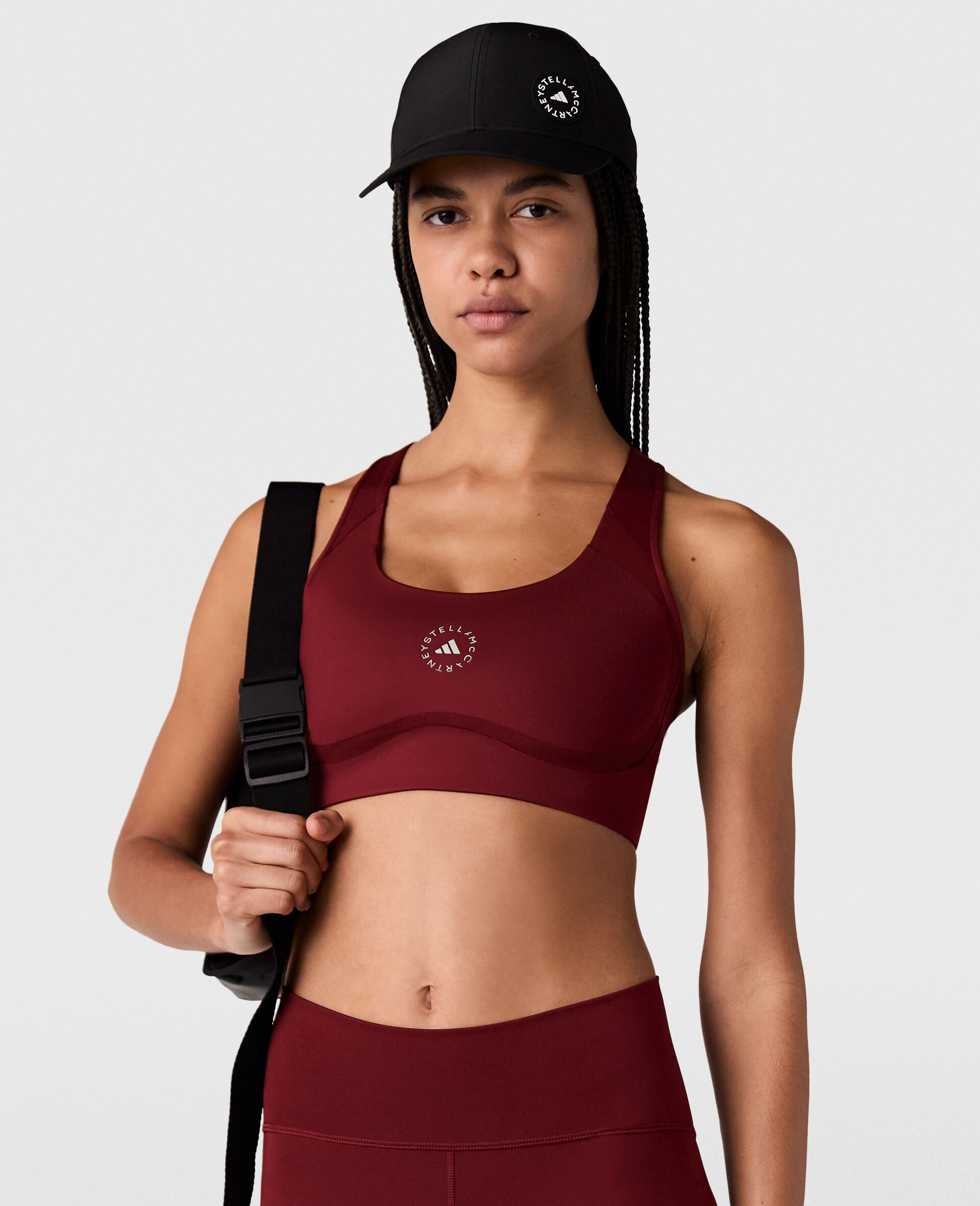 TruePurpose Training Bra-Red-model