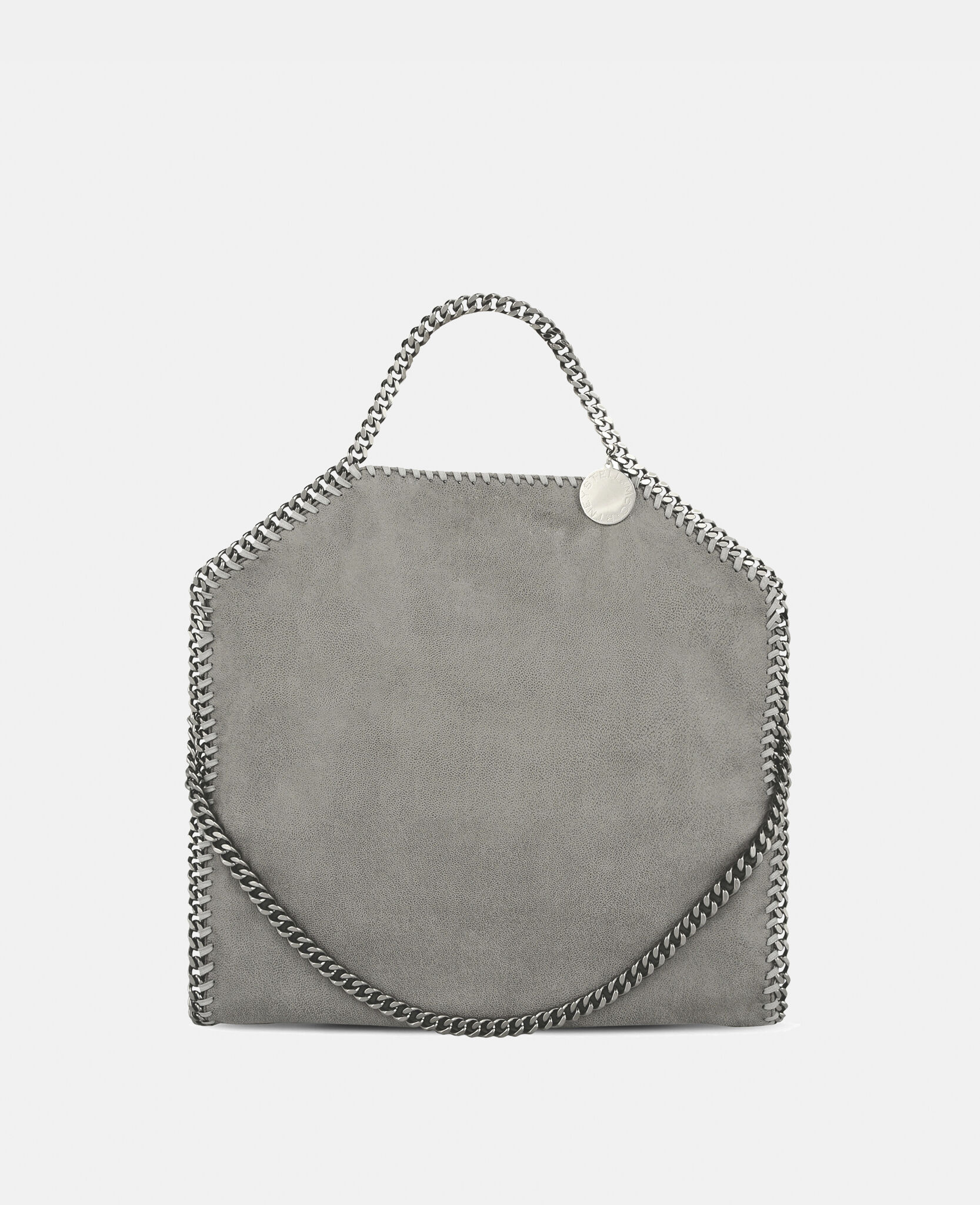 Women Grey Falabella Fold-Over Tote Bag | Stella McCartney HR