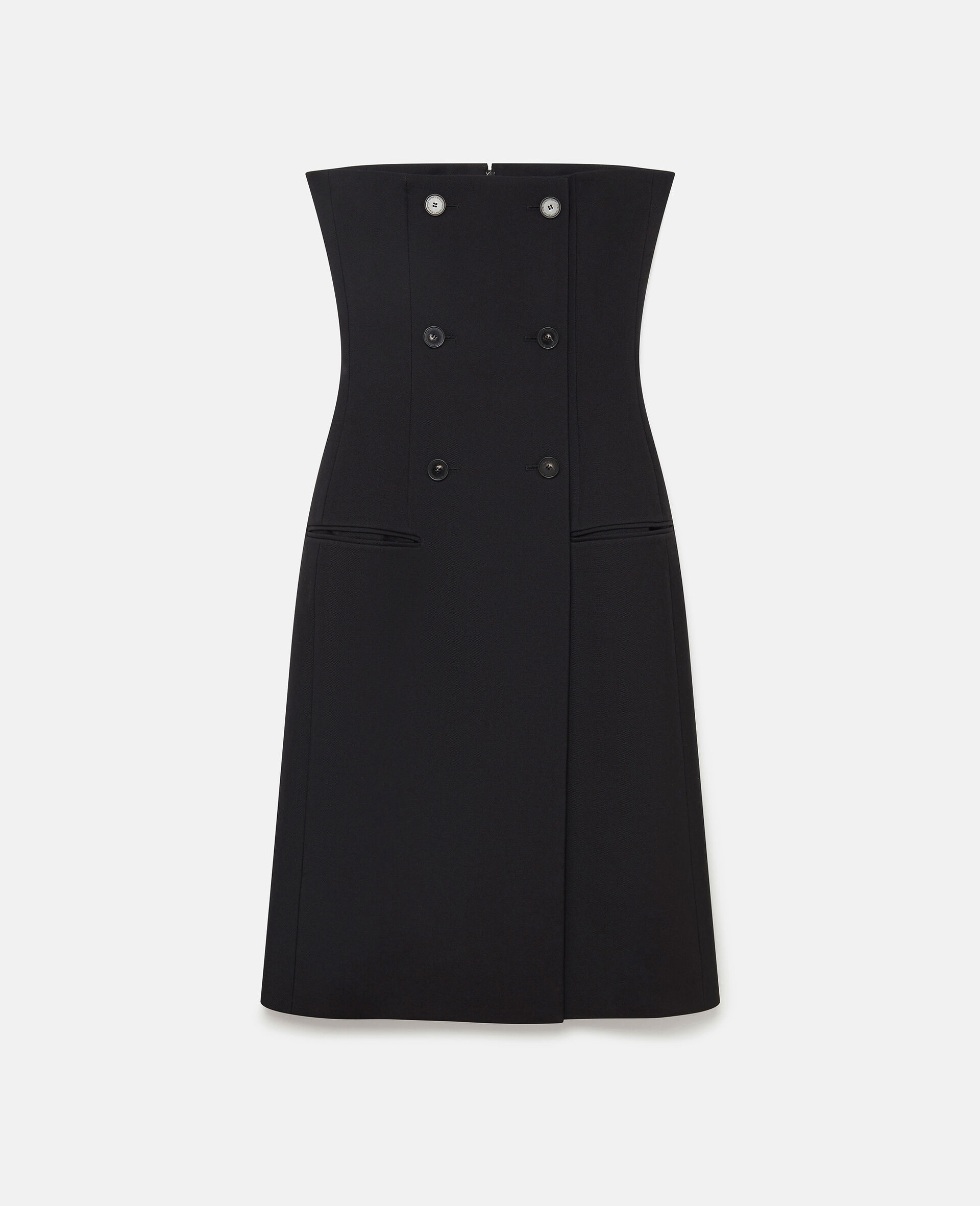 Women Black Moulded Bustier Dress | Stella McCartney US