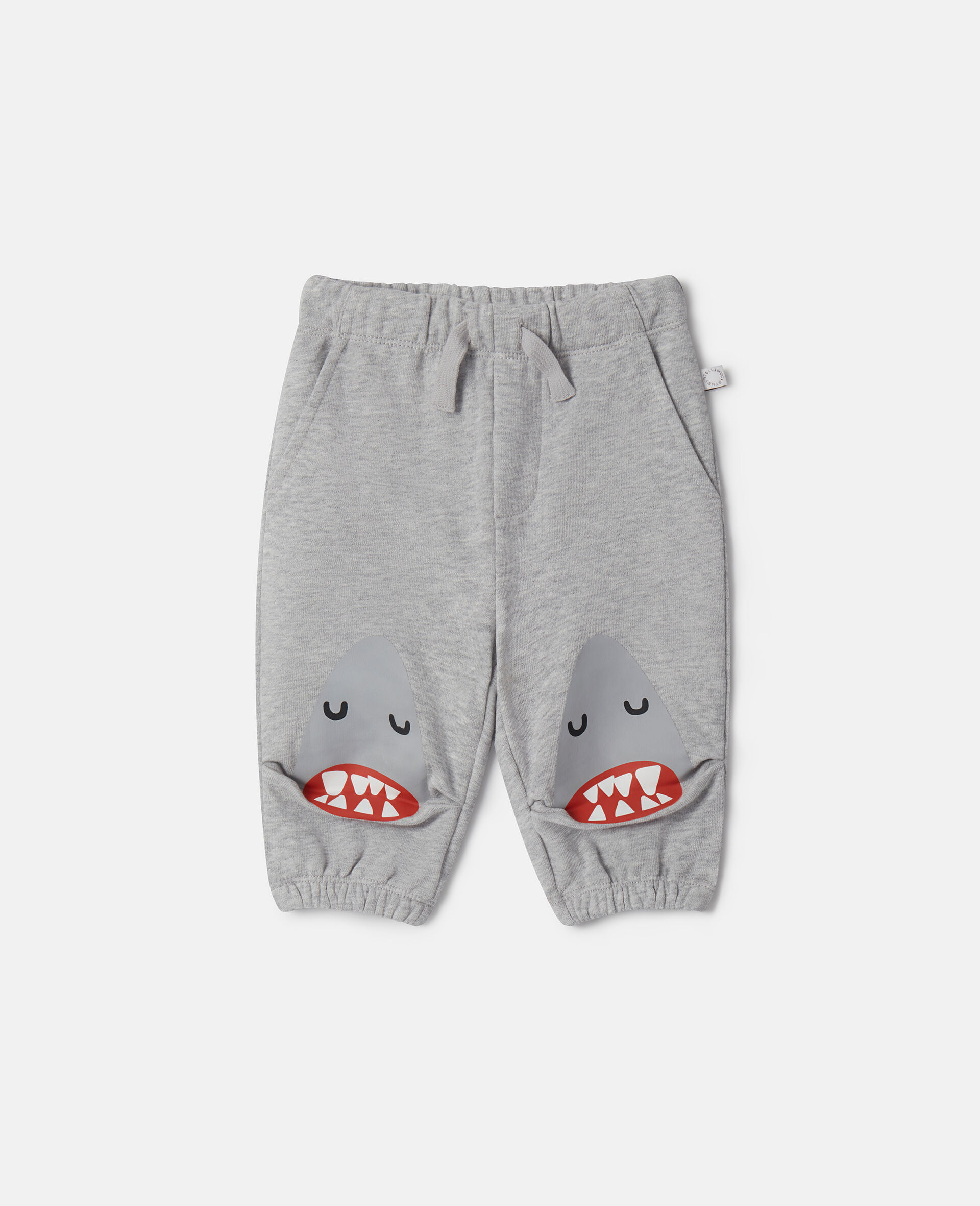 Shark Knee Patch Joggers-Gris-model