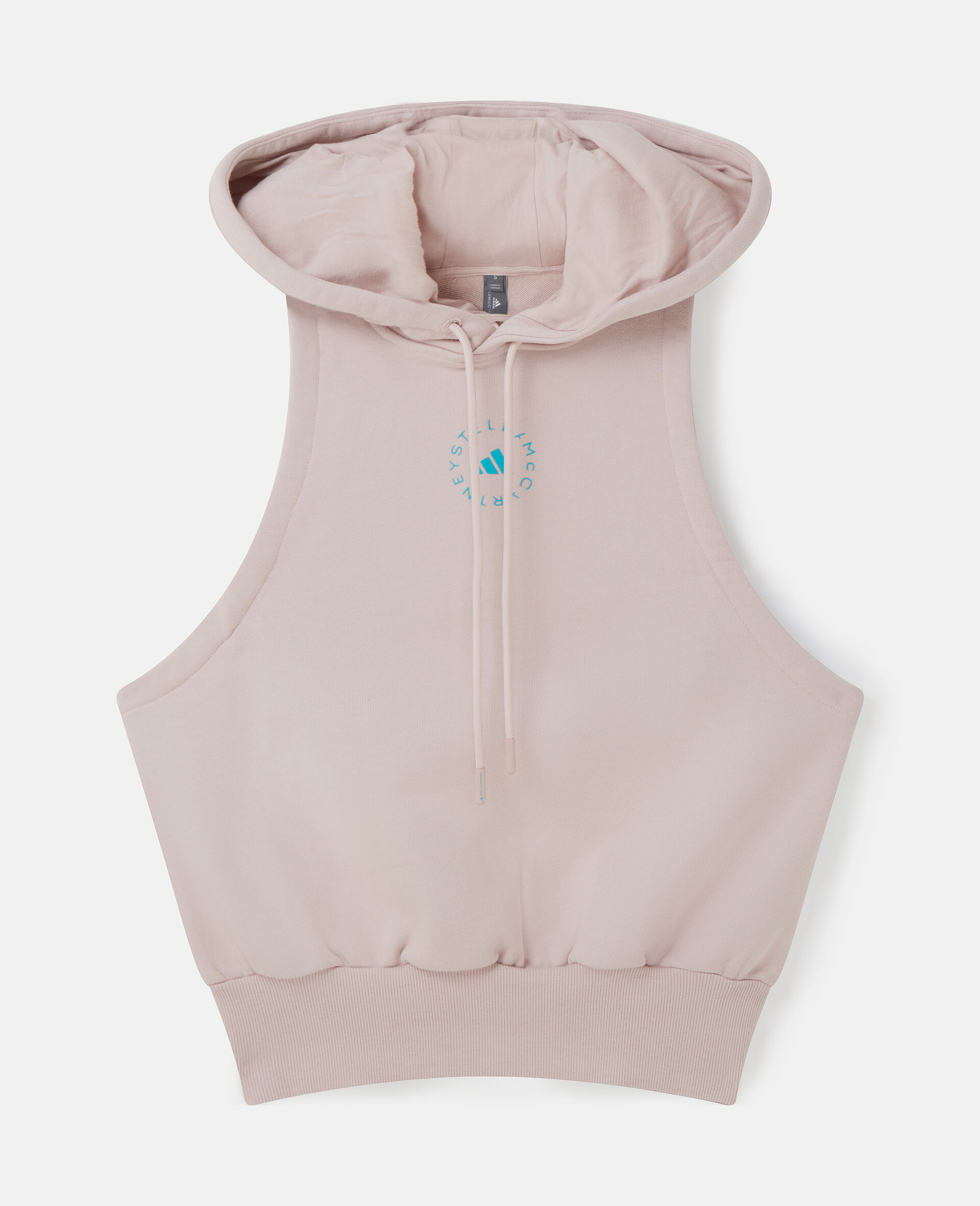 TrueCasuals Sportswear Sleeveless Hoodie-Pink-large image number 0