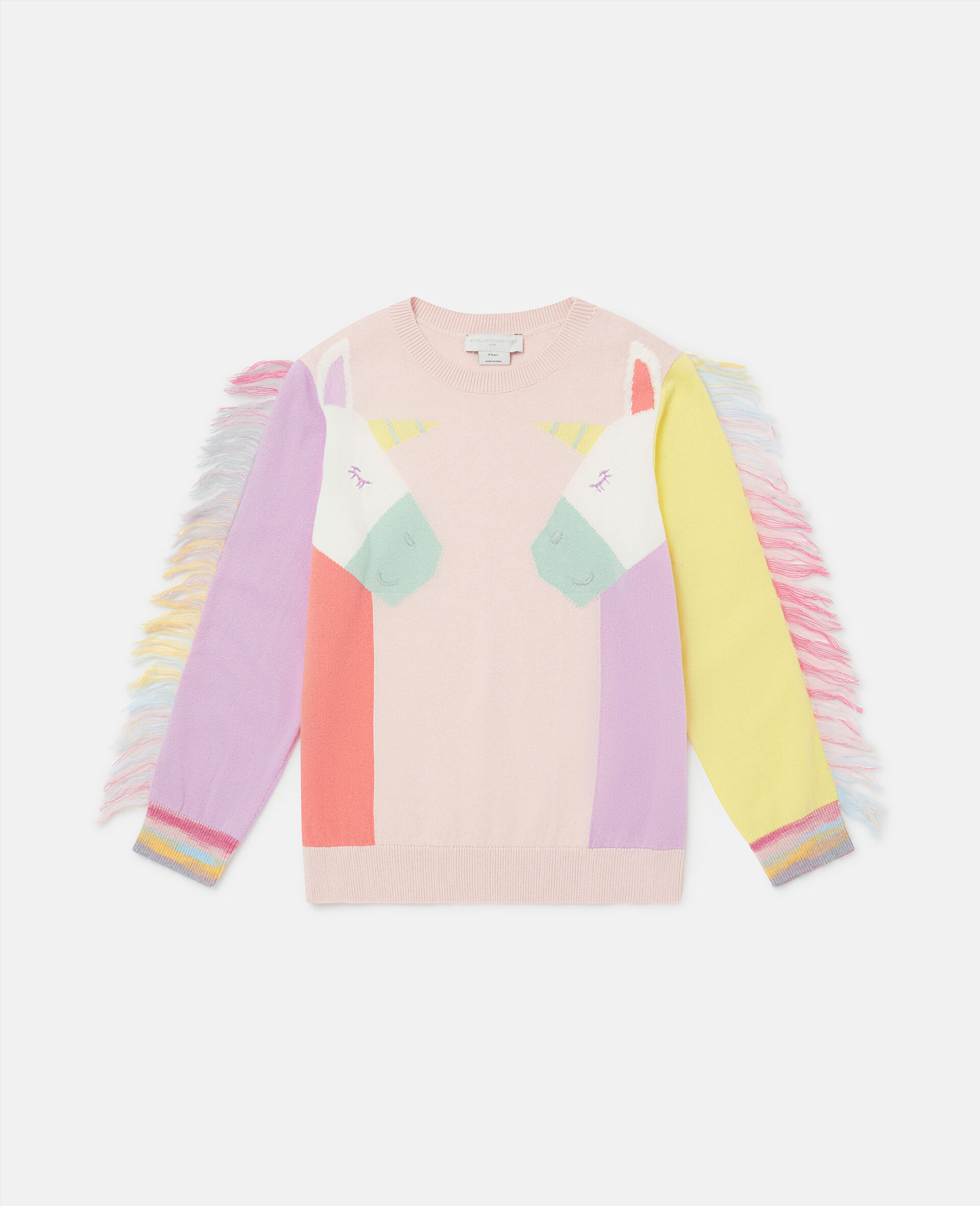 Rainbow Unicorn Sweatshirt-Multicoloured-large image number 0