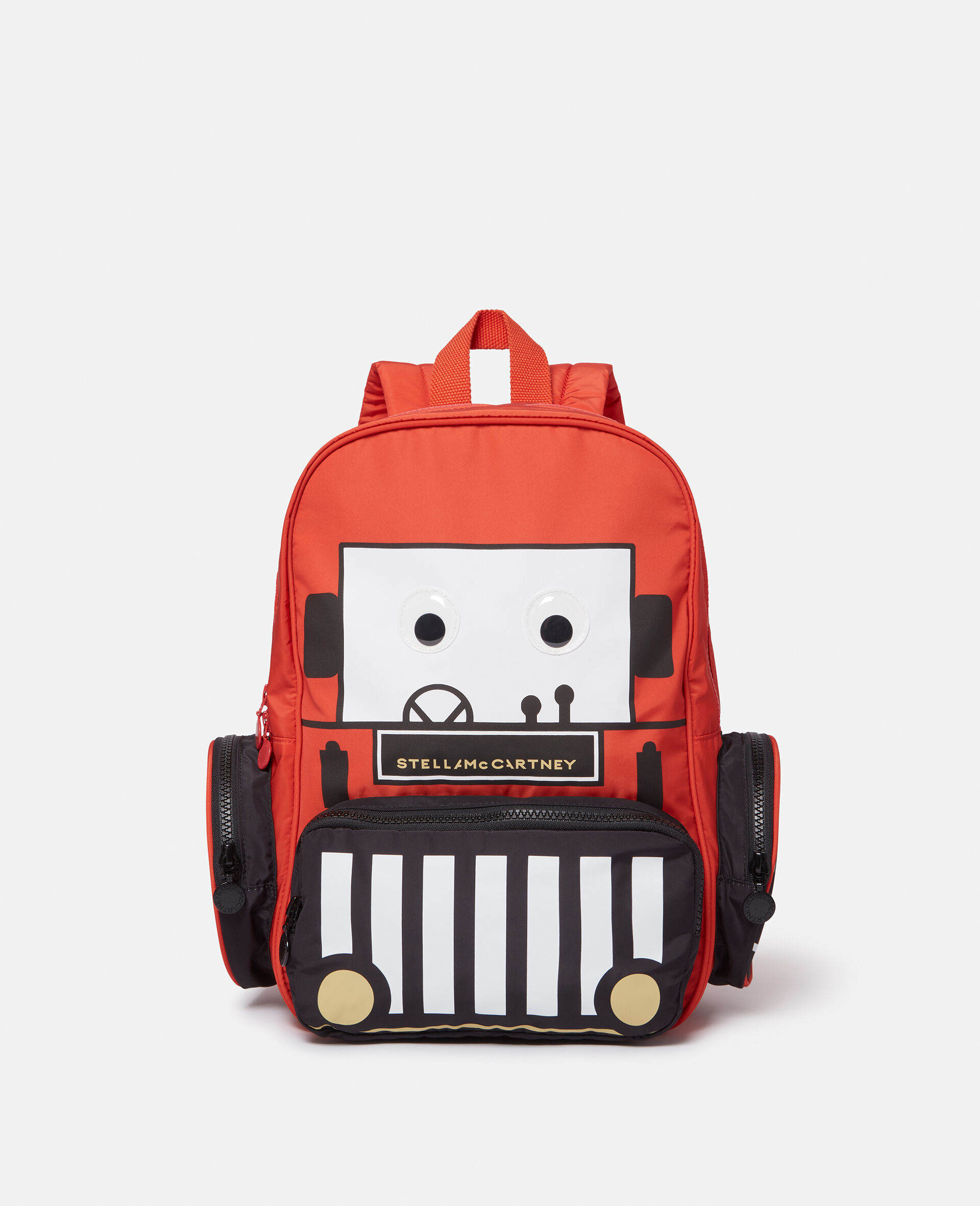 Tractor Printed Backpack -Red-large image number 0