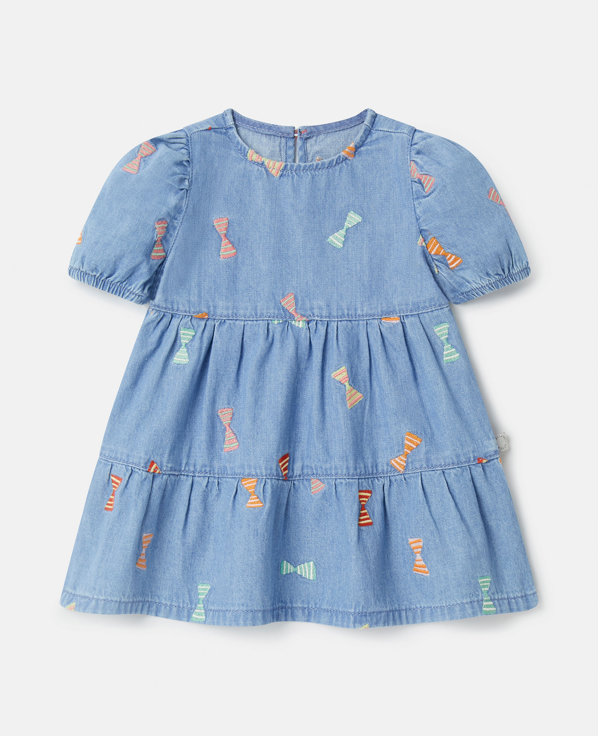 Denim dress cheap with bow