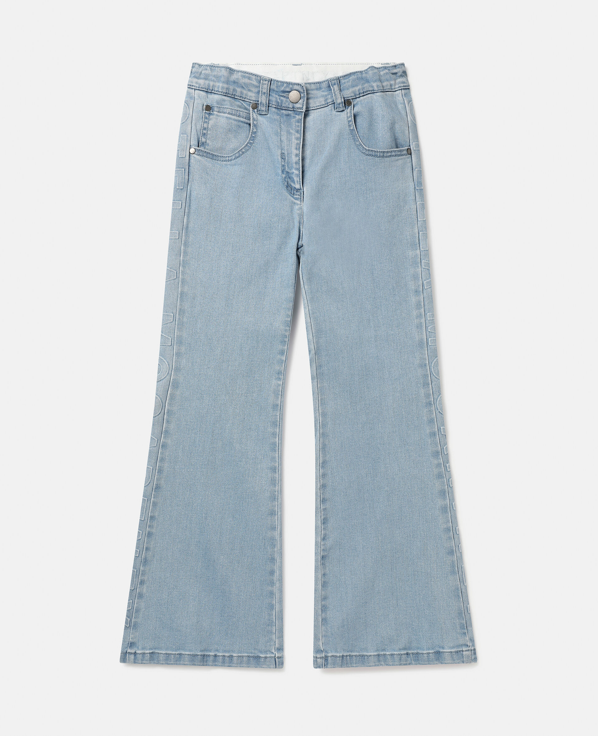 Wide Leg Jeans-Blue-large image number 0