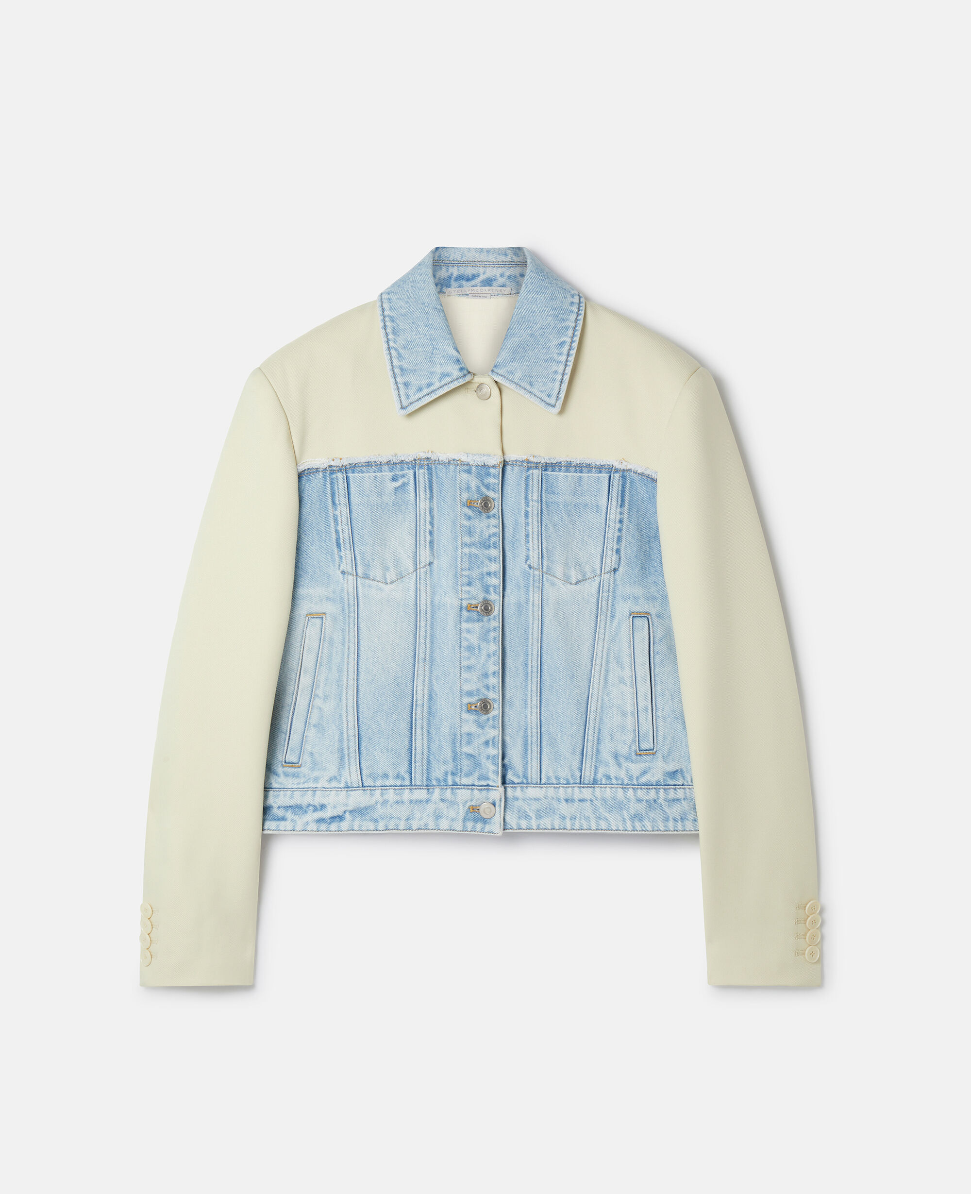 Relaxed Denim Work Jacket Illusion Blue – M.C.Overalls