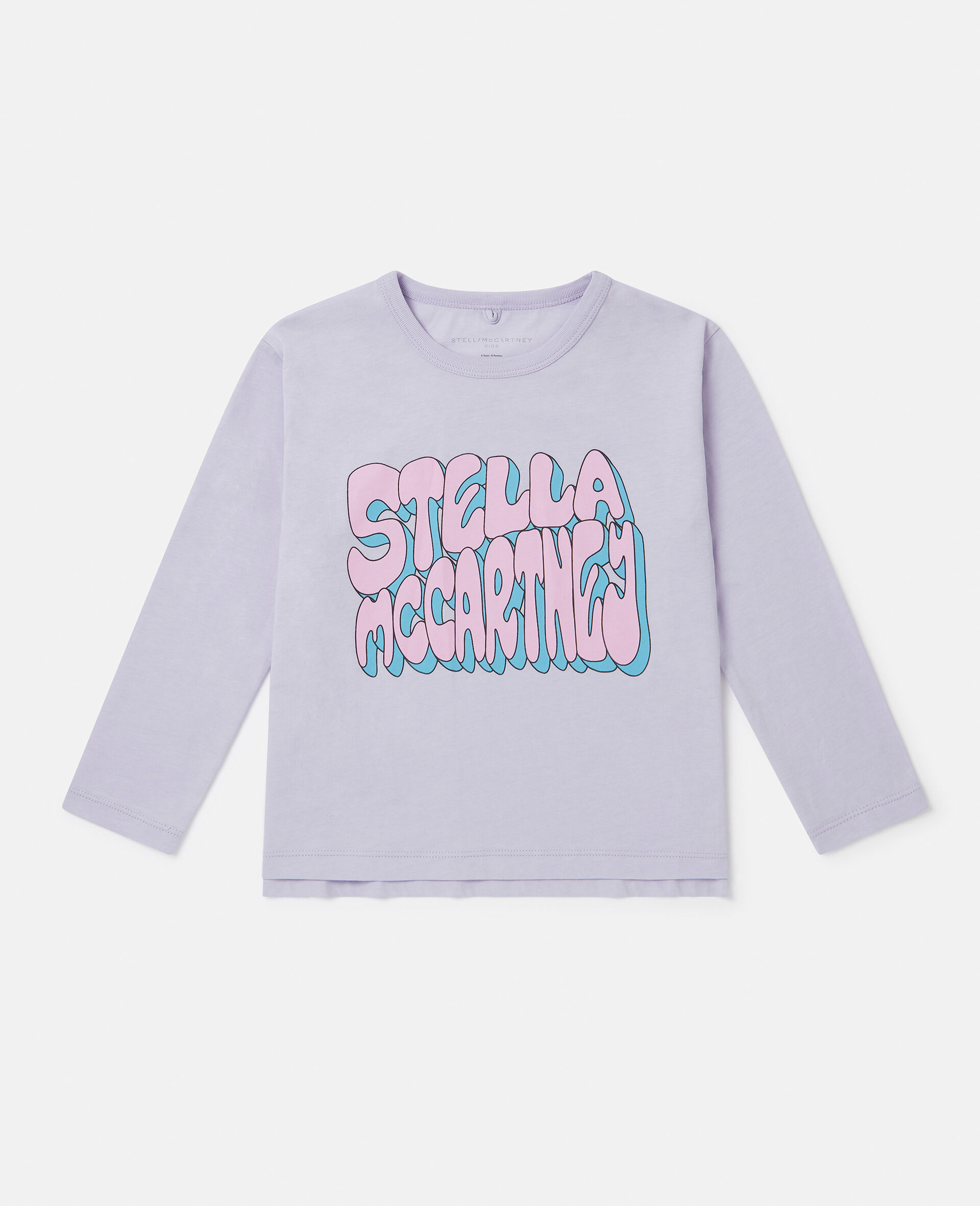 Stella Graphic Long-Sleeve T-Shirt-Purple-model