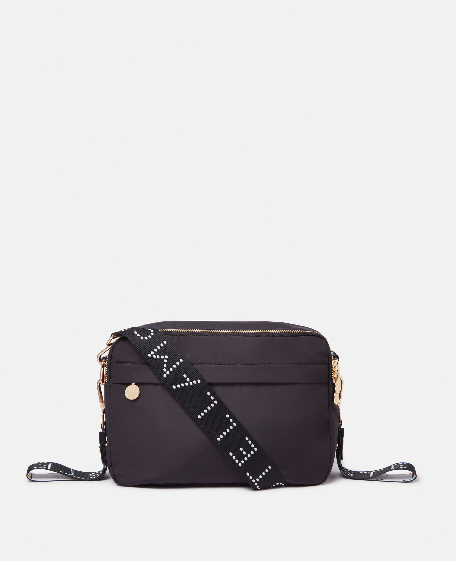 Logo Tape Changing Bag-Black-large image number 0