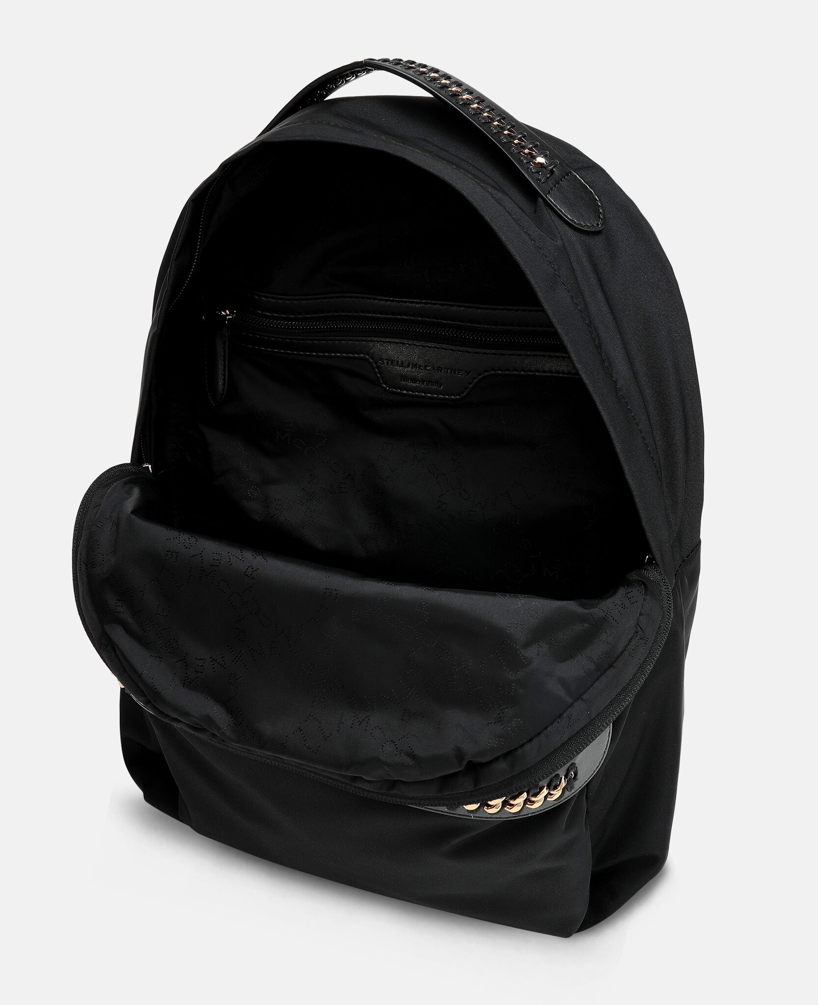 Women Black Falabella Logo Go Backpack | Stella McCartney AE