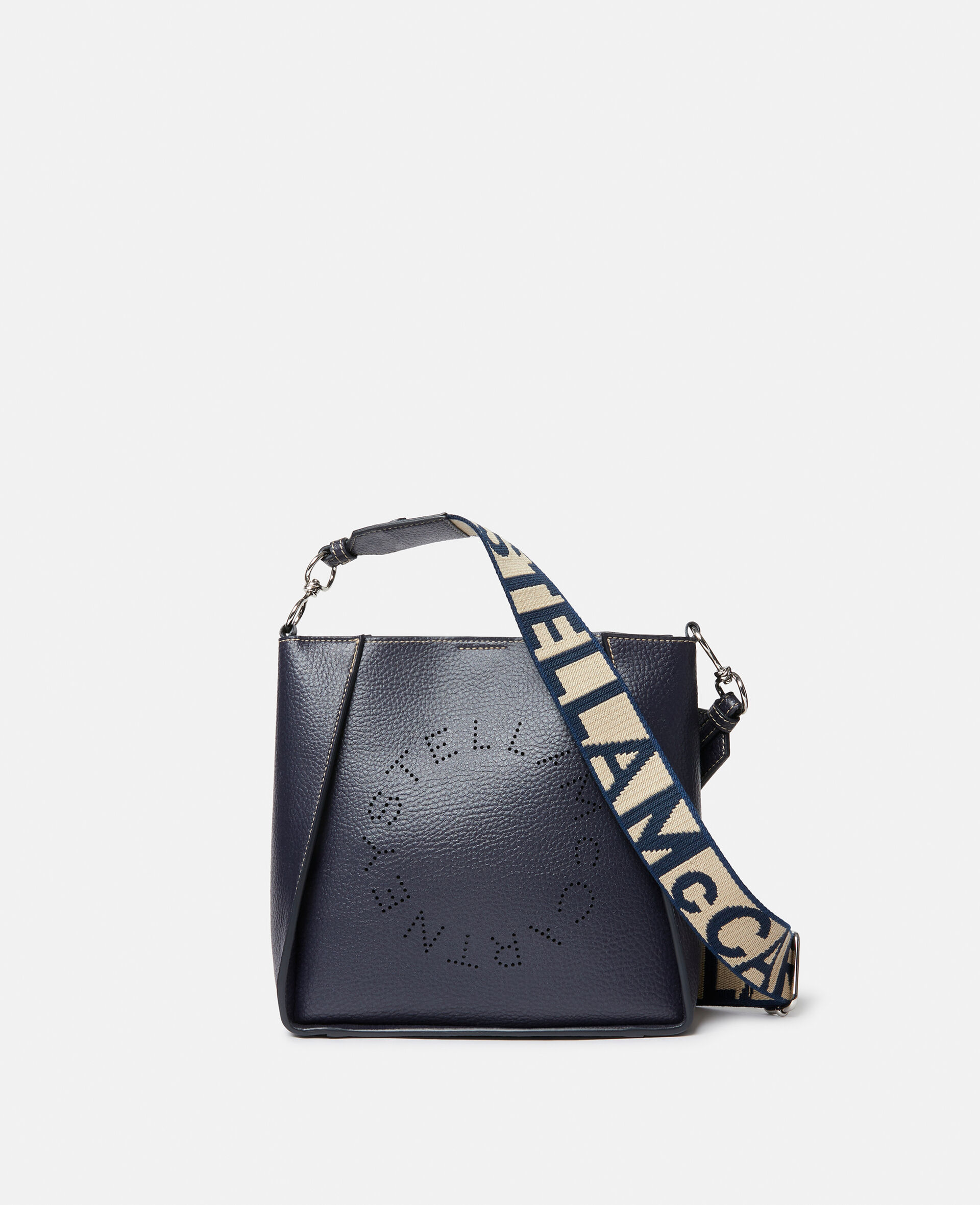 Stella Logo Mini Crossbody Bag-White-large image number 0