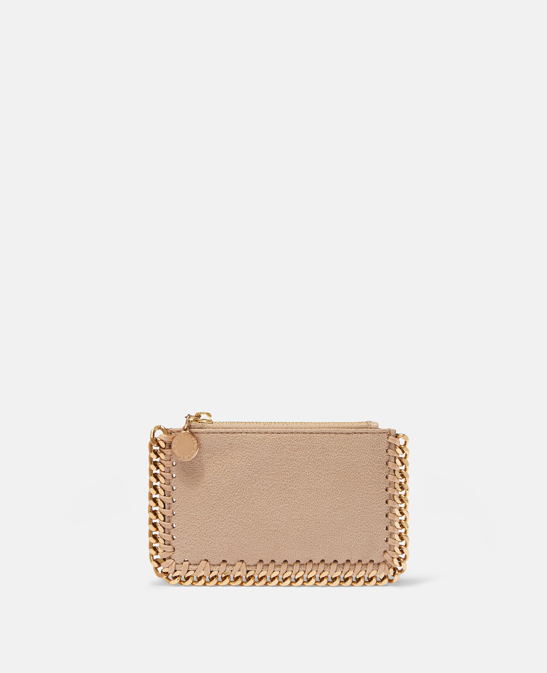 Falabella Zip Cardholder-Beige-model