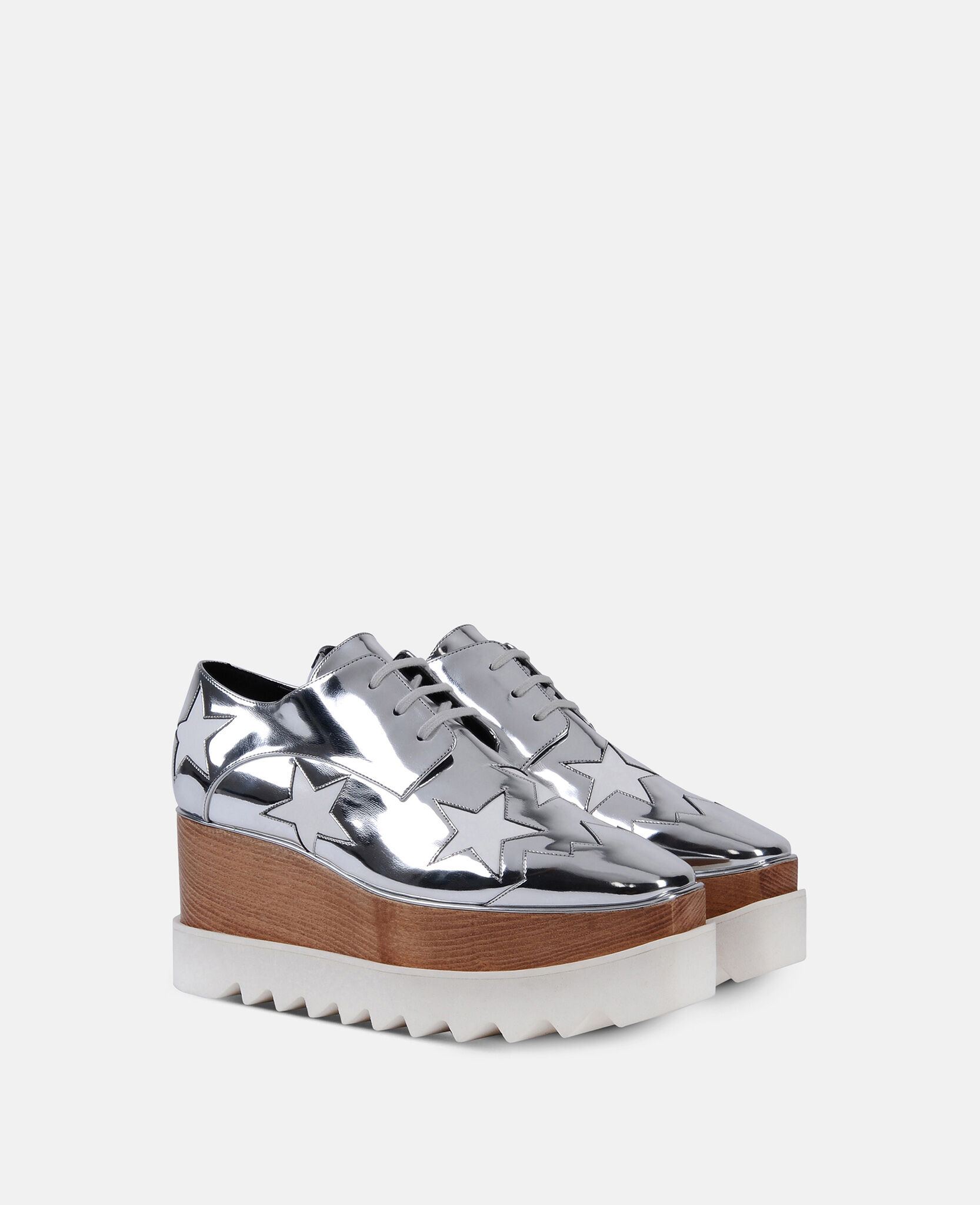 Women Silver Elyse Platforms | Stella McCartney GB