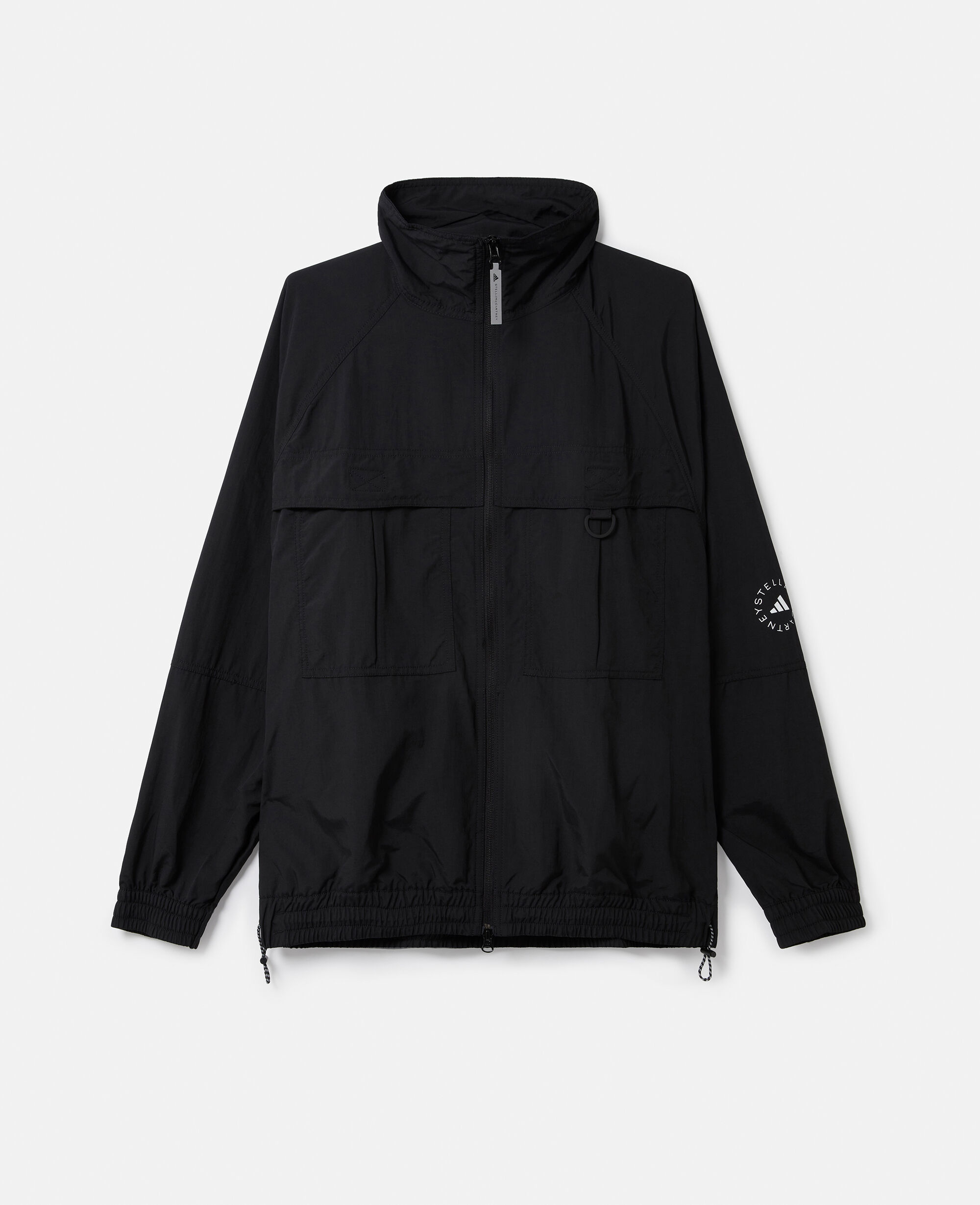 Women Black TrueCasuals Woven Track Jacket | Stella McCartney US