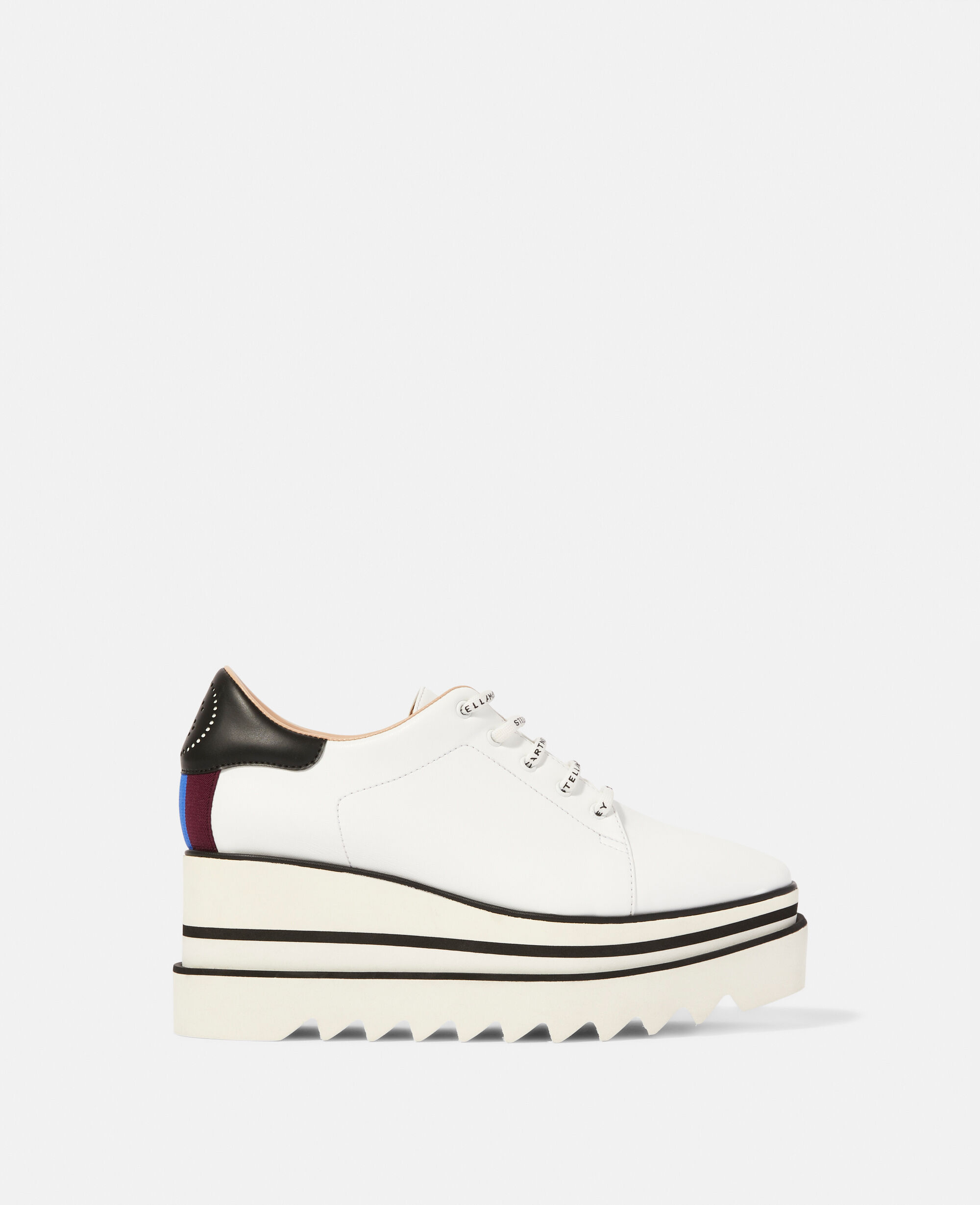 Women White Sneak-Elyse Platform Shoes | Stella McCartney US