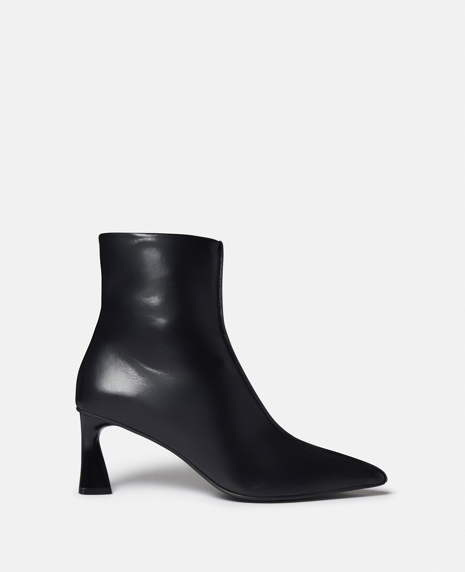 Elsa Ankle Boots mit spitzer Zehenpartie-Schwarz-large image number 0