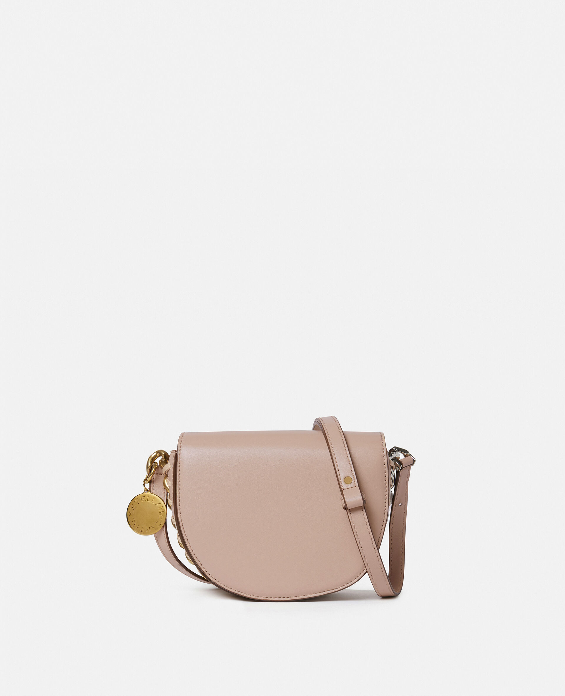 Frayme Small Flap Shoulder Bag -Pink-model