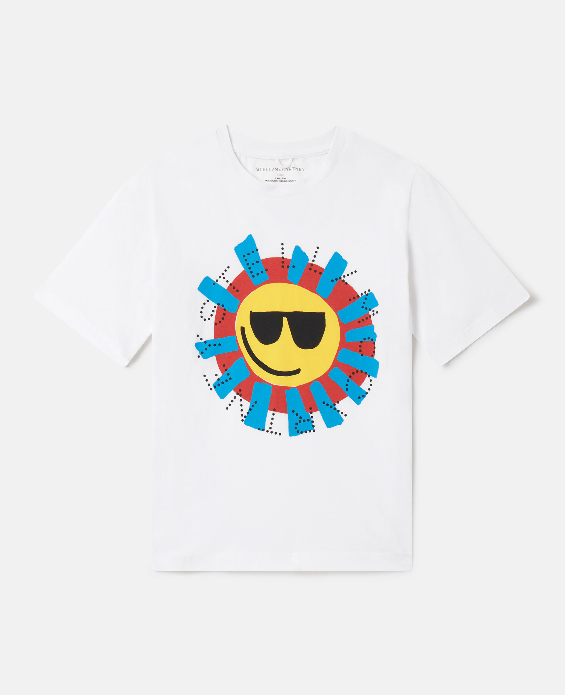 Sunshine Face T-Shirt-화이트-large image number 0