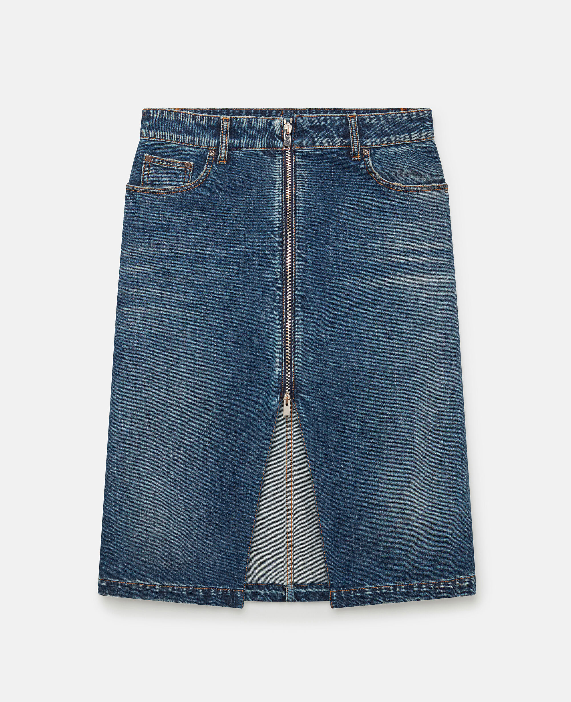 ISABEL MARANT zip-up Mini Denim Skirt - Farfetch