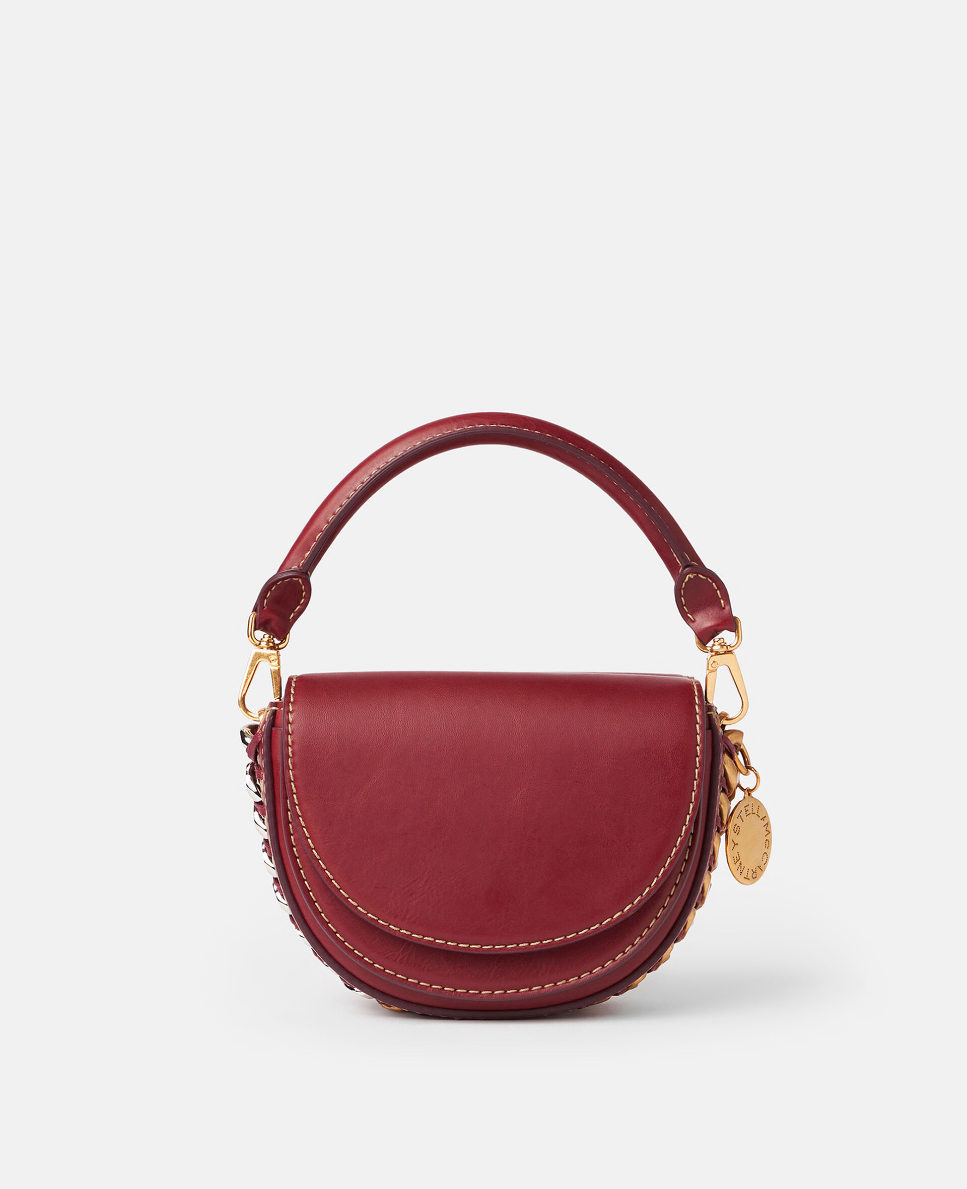 Chloe Nile Crossbody Bag Leather Medium Red