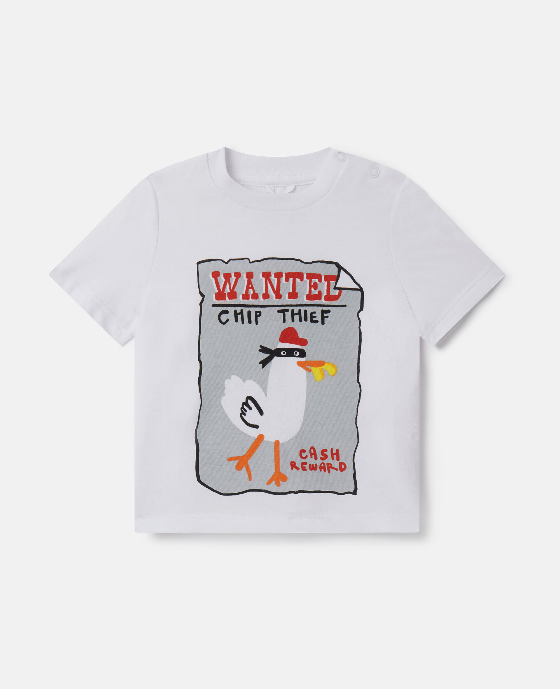 Seagull Bandit T-Shirt-ホワイト-large image number 0