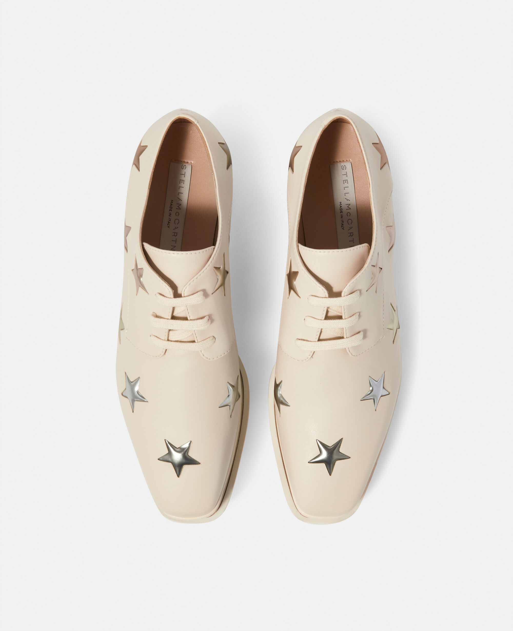 Women White Elyse 3D Stars Platform Shoes | Stella McCartney US