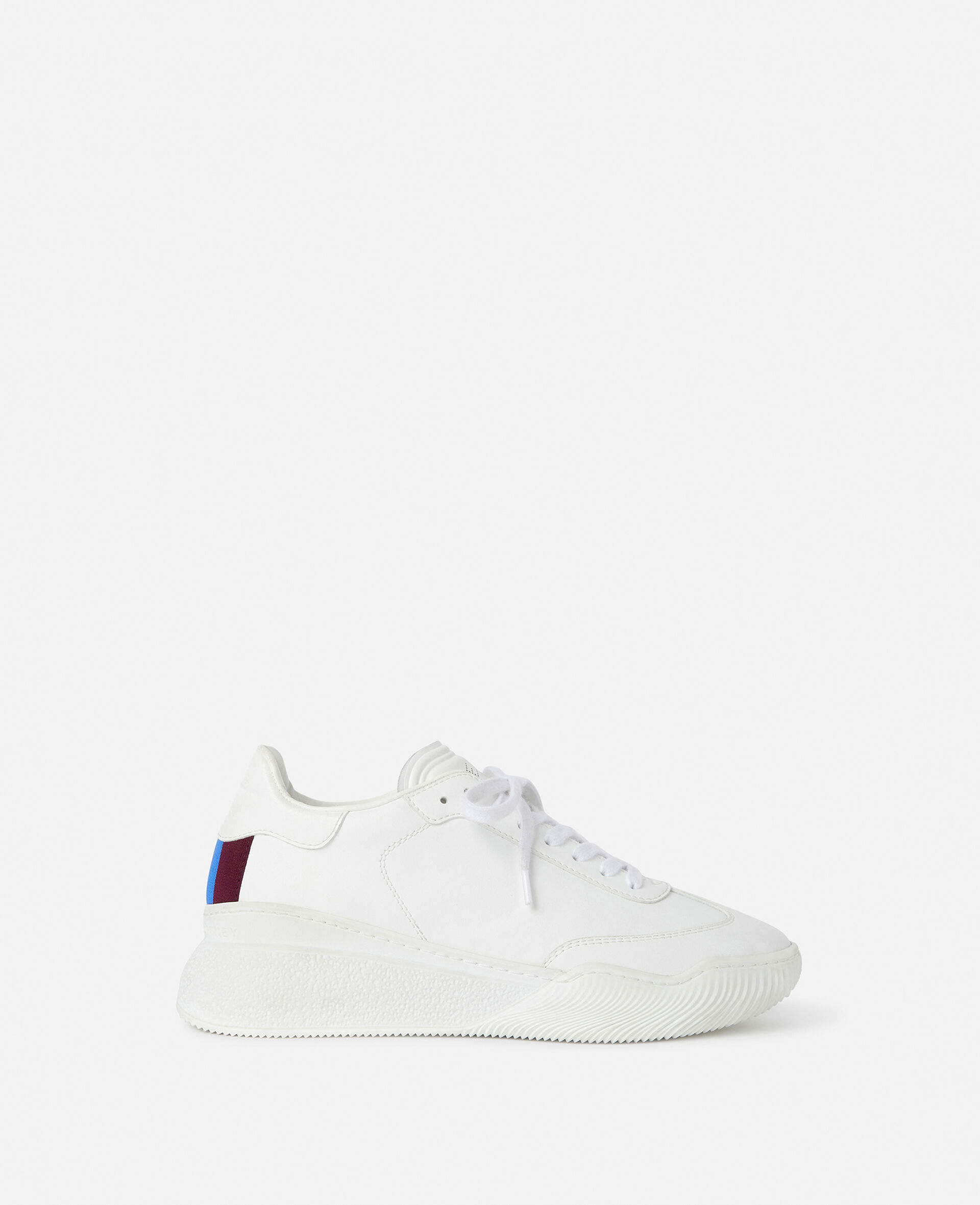 Loop Lace-up Sneakers-White-model