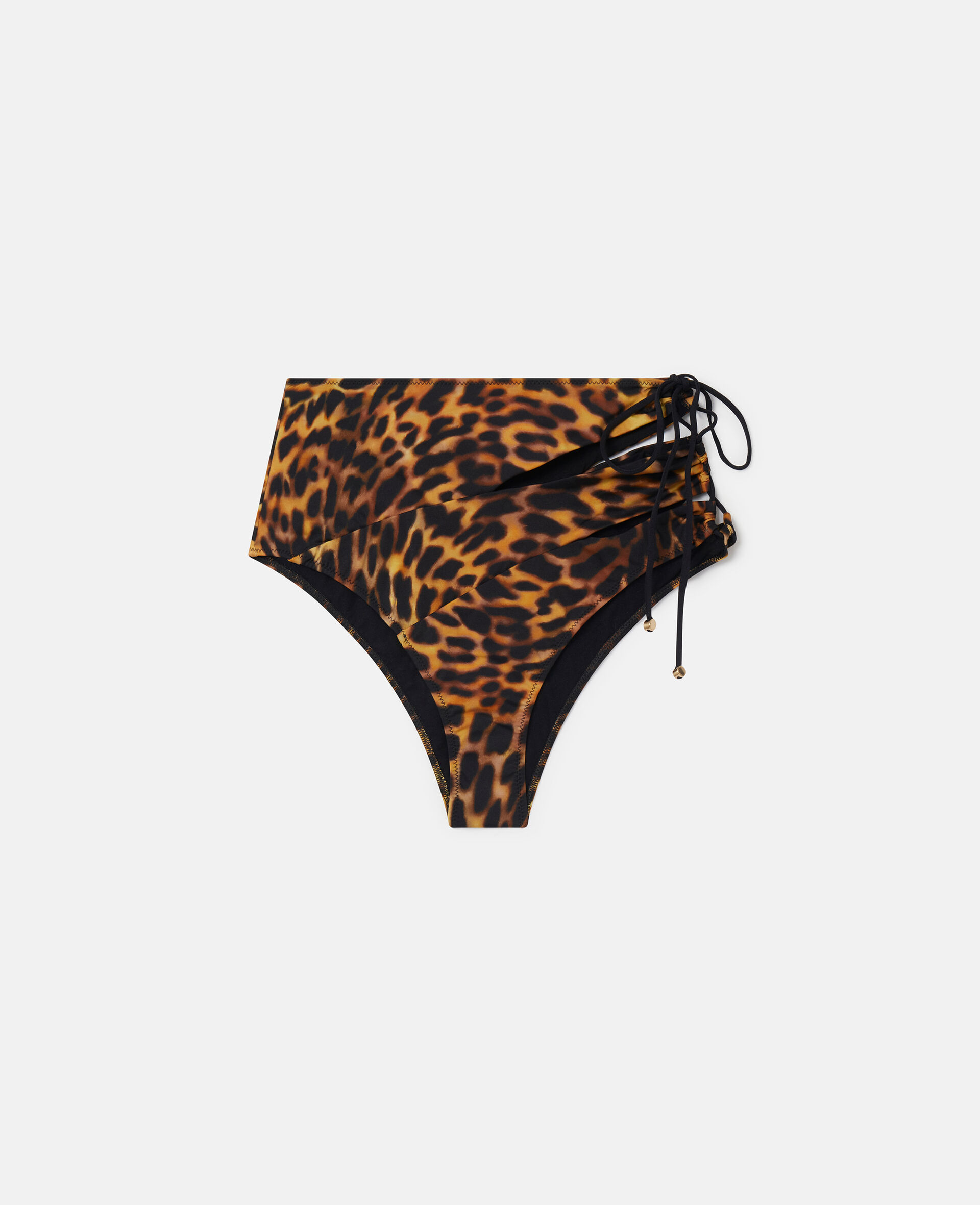 Blurred Cheetah Print High-Waisted Bikini Briefs-Multicoloured-large image number 0