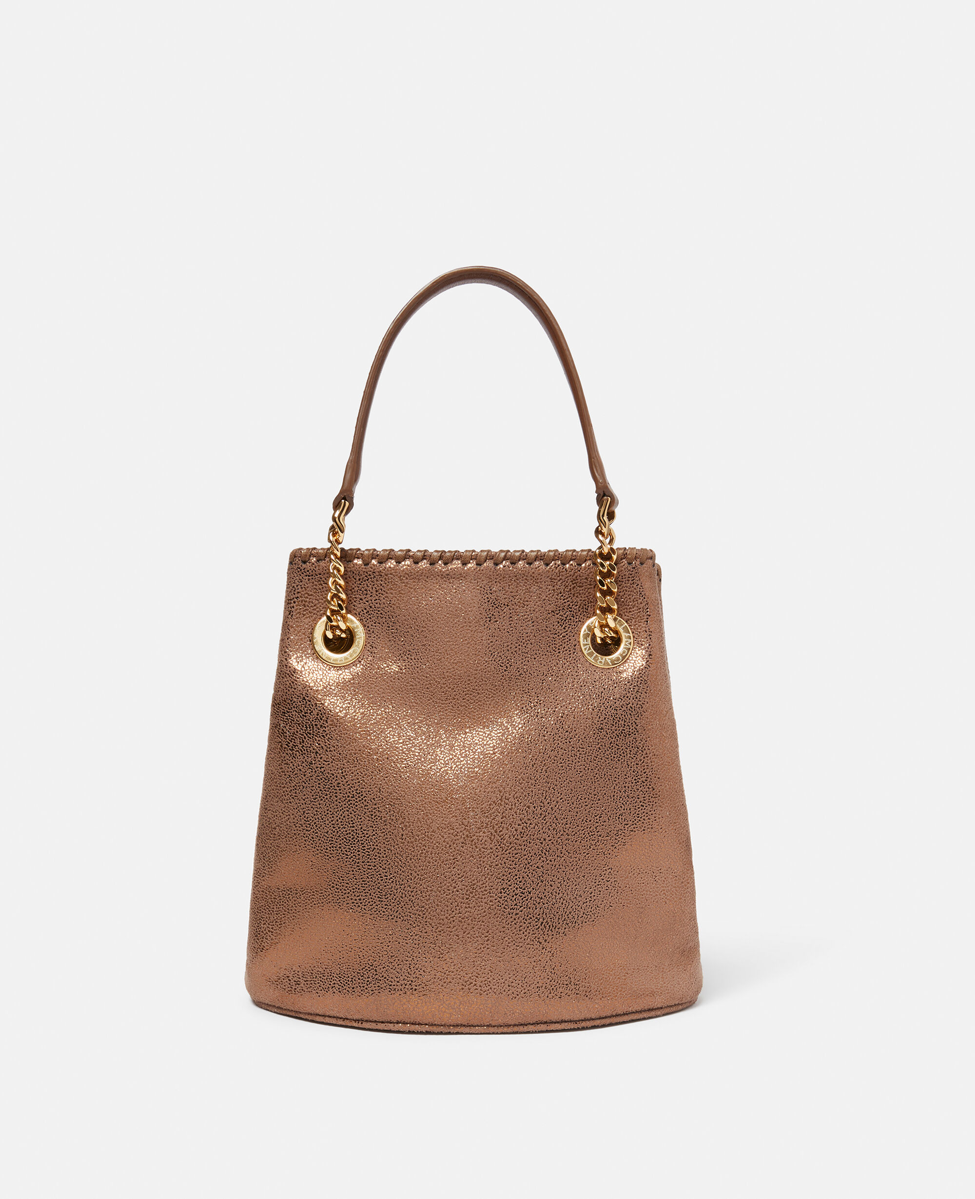 Women Bronze Falabella Bucket Bag | Stella McCartney US