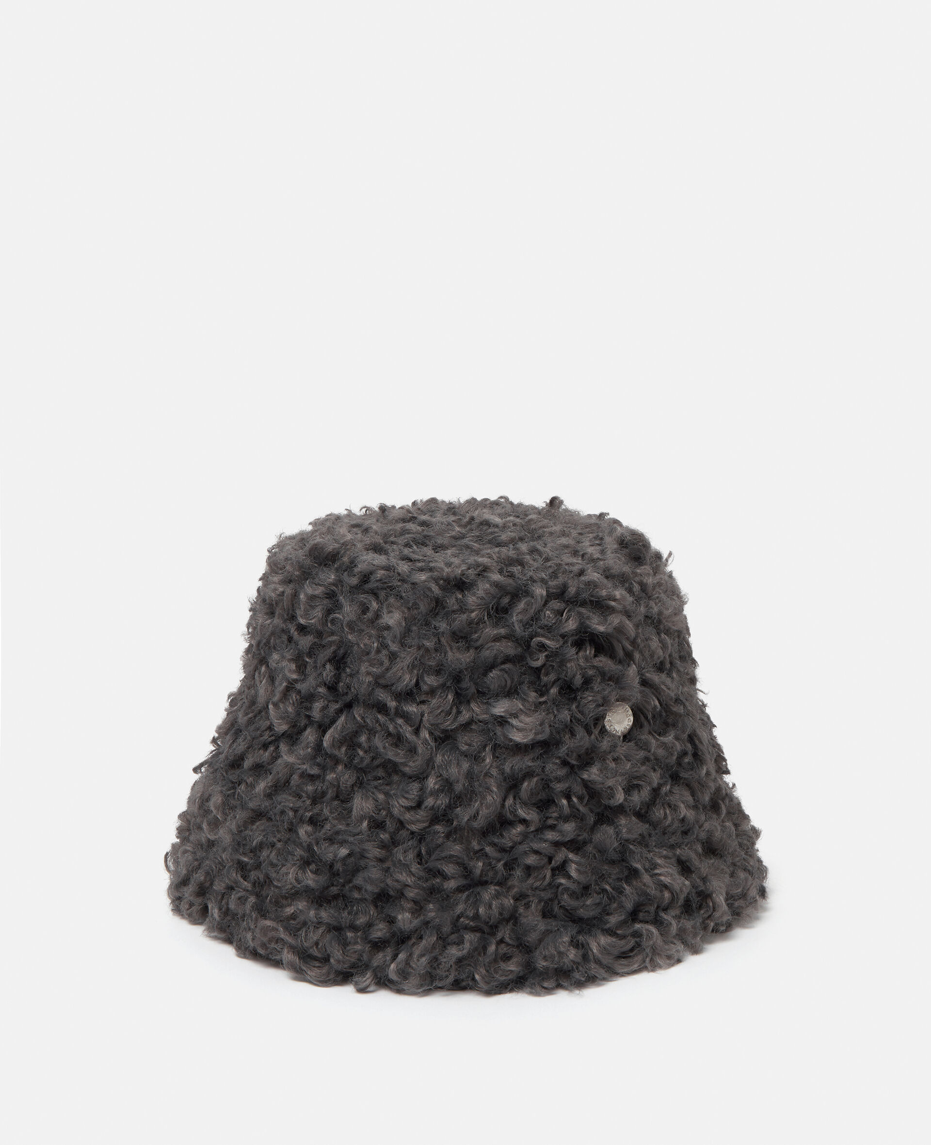 Plush Teddy Bucket Hat-Grey-large image number 0