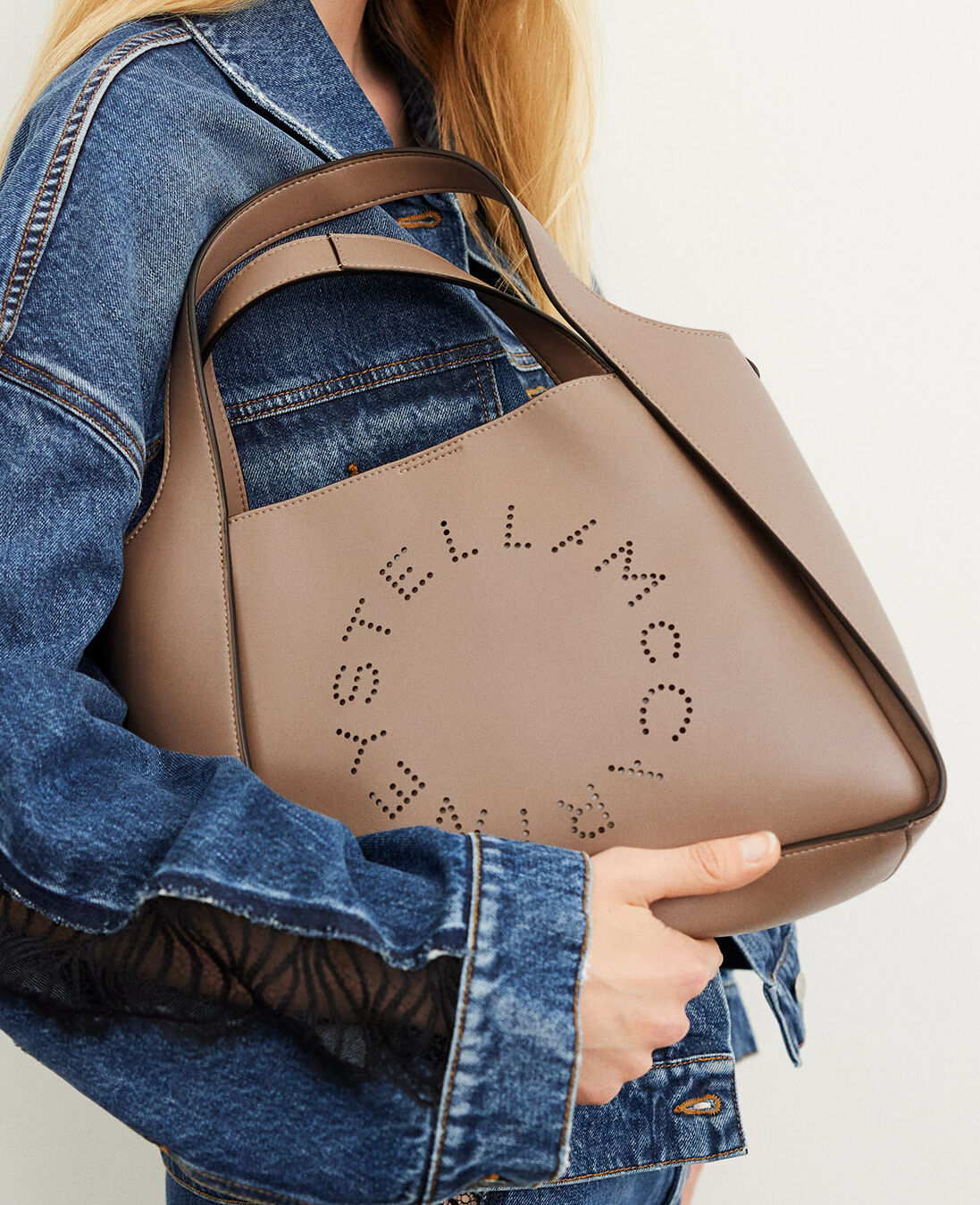 Women Moss Logo Crossbody Tote Bag Stella McCartney GB
