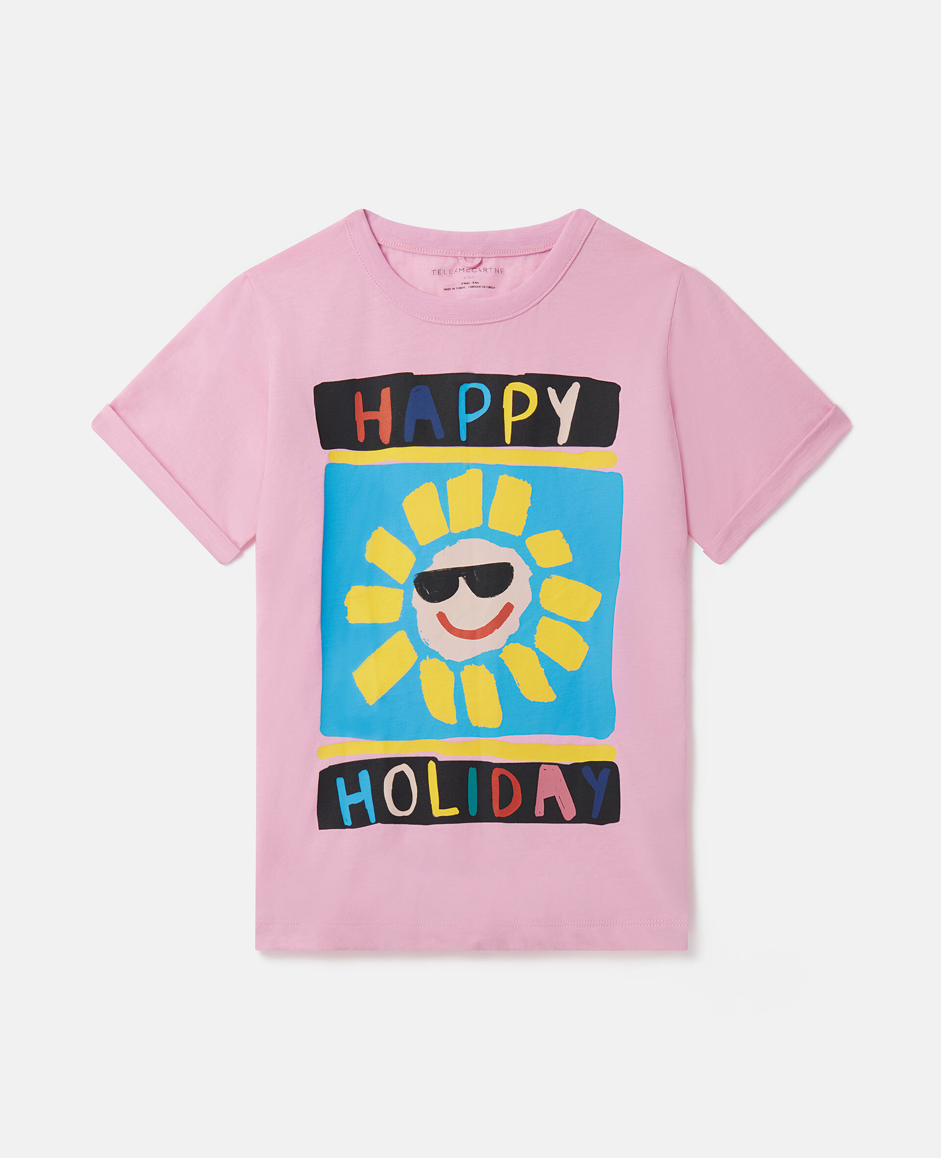 Happy Holiday T-Shirt-Pink-large image number 0