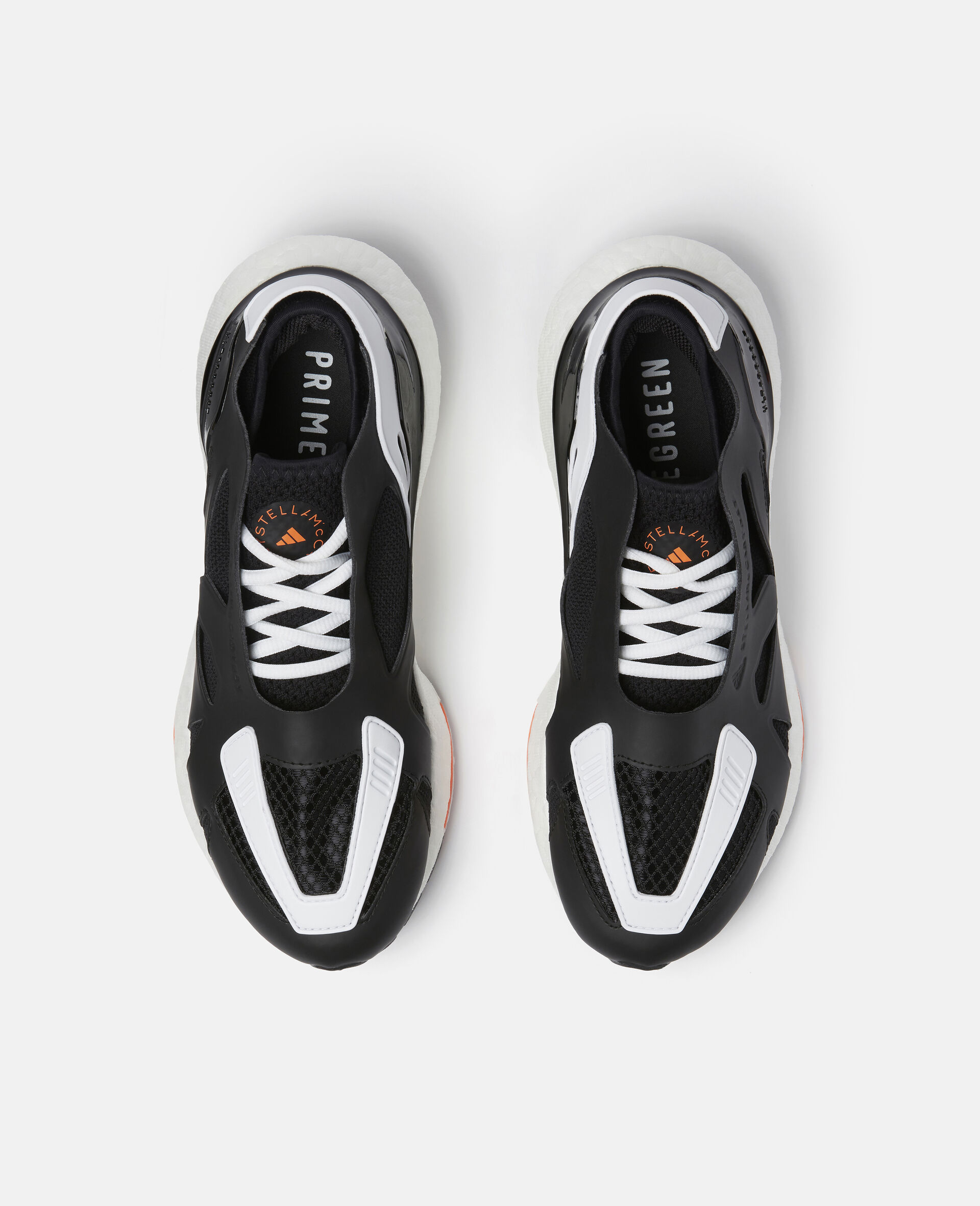 Women Black/White/Signal Orange Ultraboost 22 Sneakers