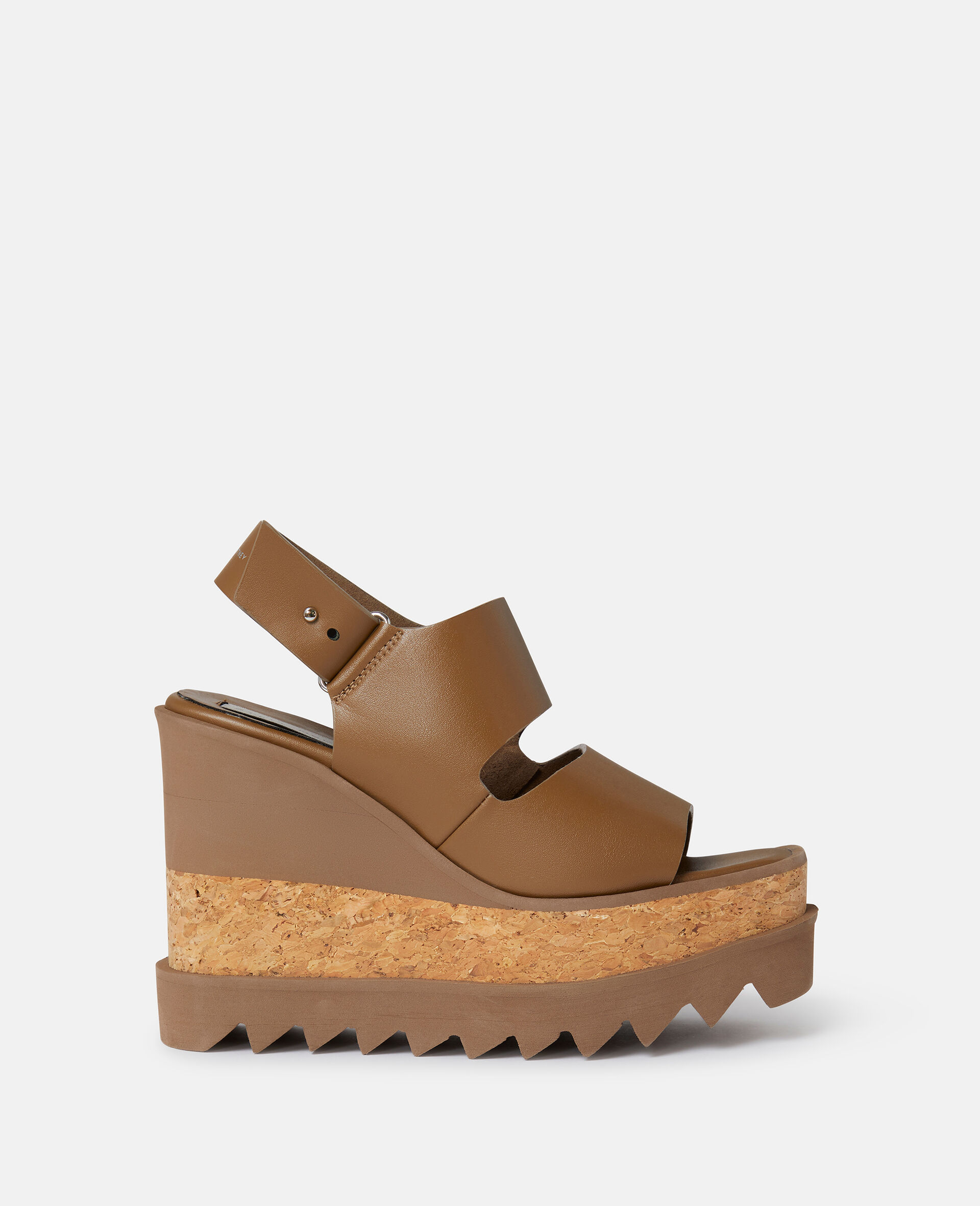 Elyse Plateausandalen aus Alter Mat-Brown-model