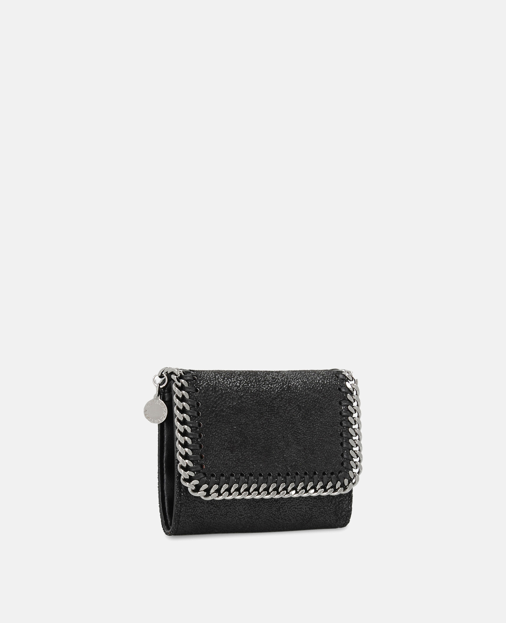 Stella Mccartney Small Falabella Flap Wallet - Black