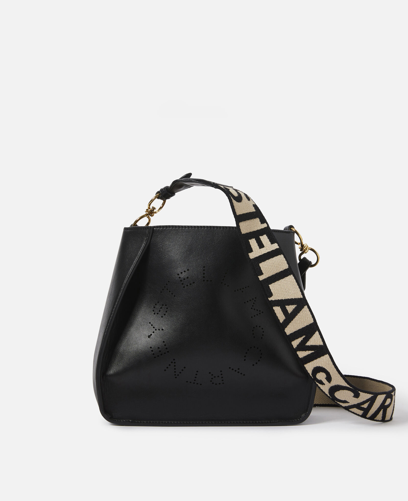 Women Chocolate Brown Logo Shoulder Bag | Stella McCartney US