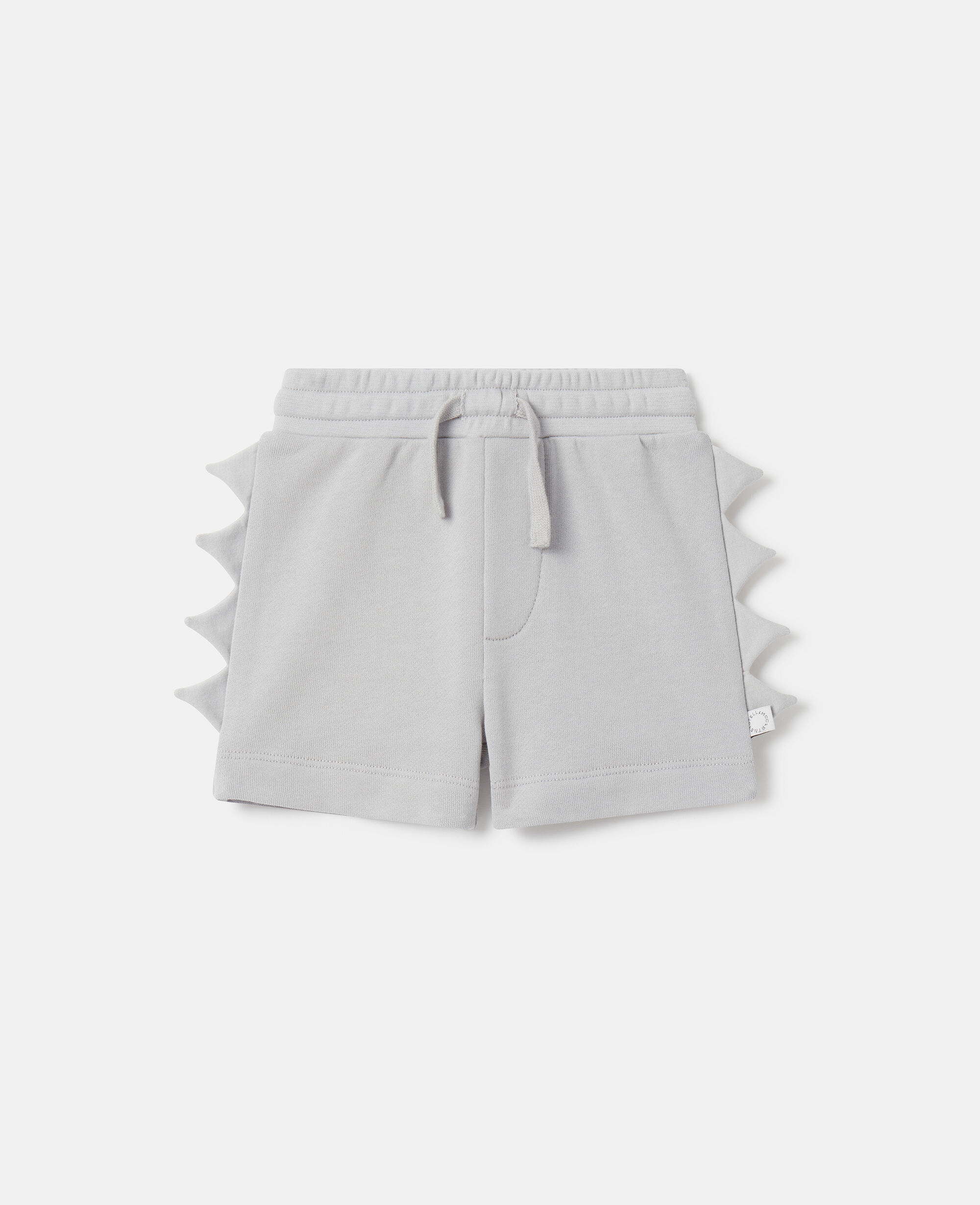 Stella McCartney Kids logo-letters print elasticated-waistband shorts - White