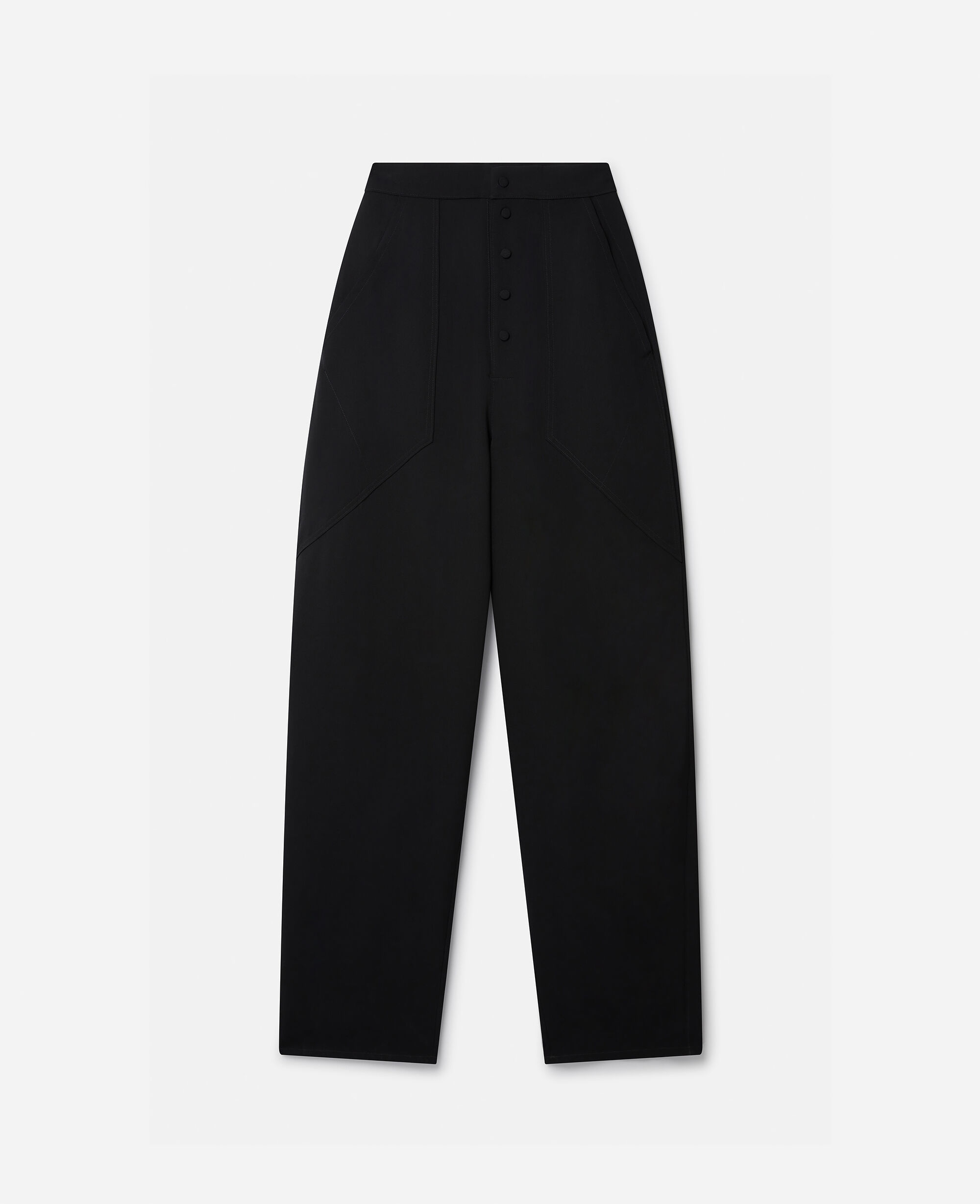 Partow Italian Stretch Skinny Trousers - Black | Garmentory