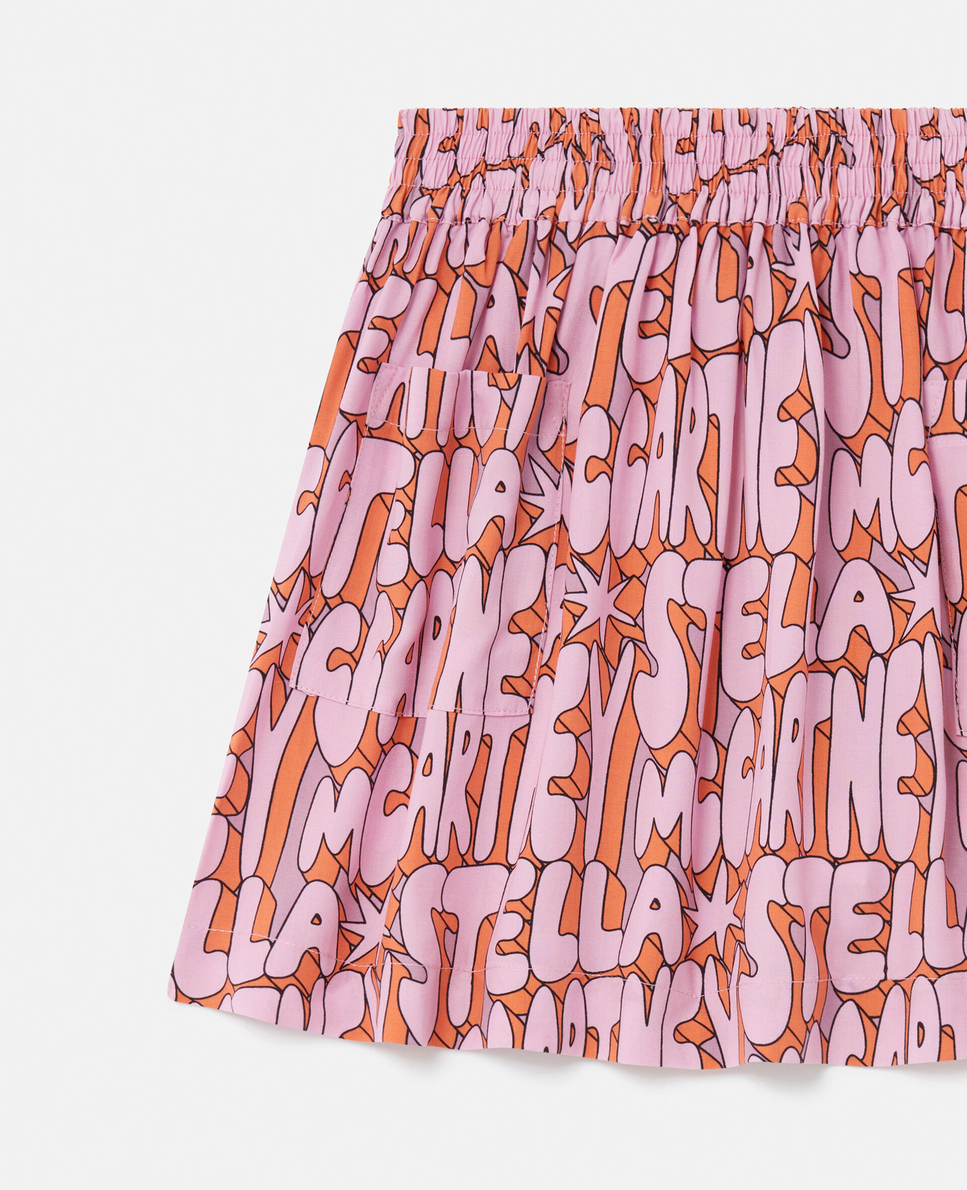Women Pink multicolour Stella Print Skirt | Stella McCartney SK