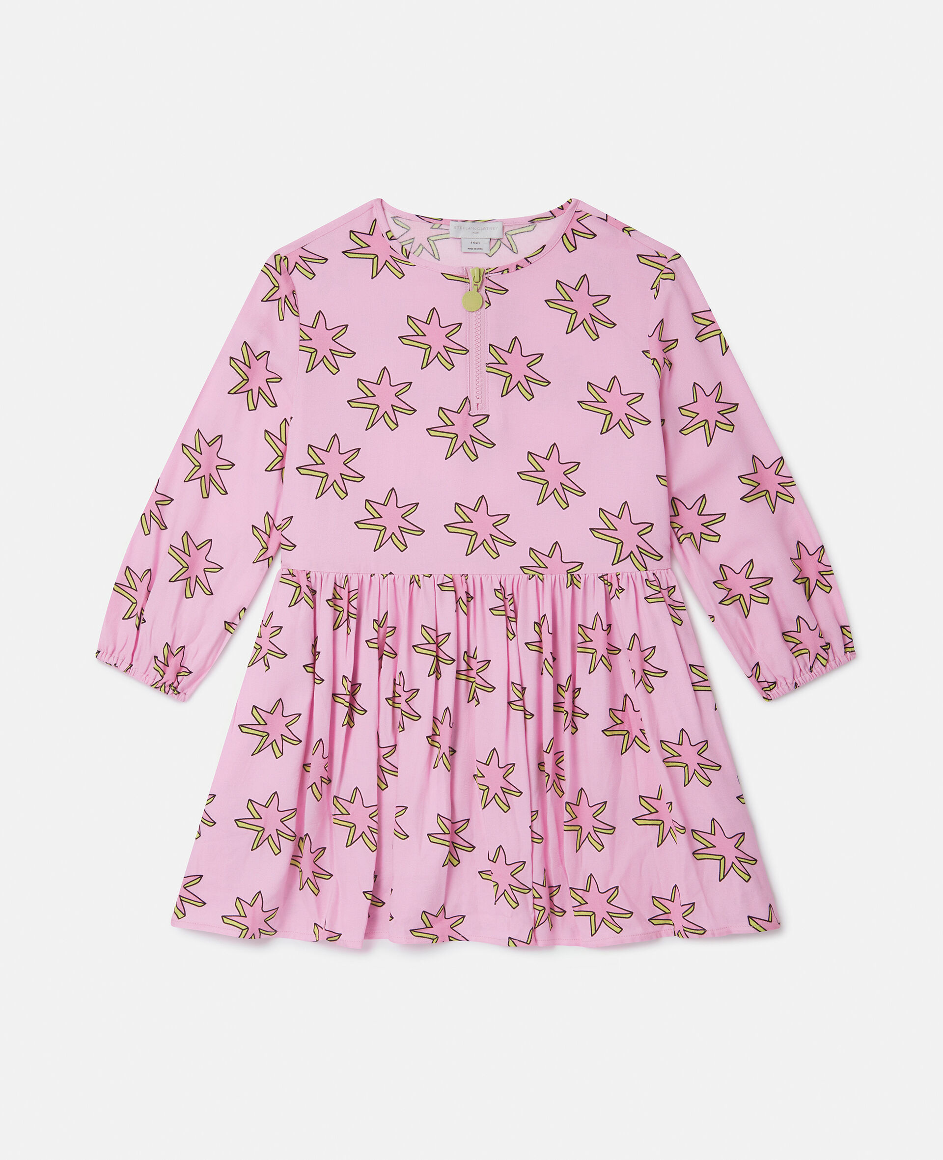 Shooting Stars Pleated Dress-Pink-large image number 0