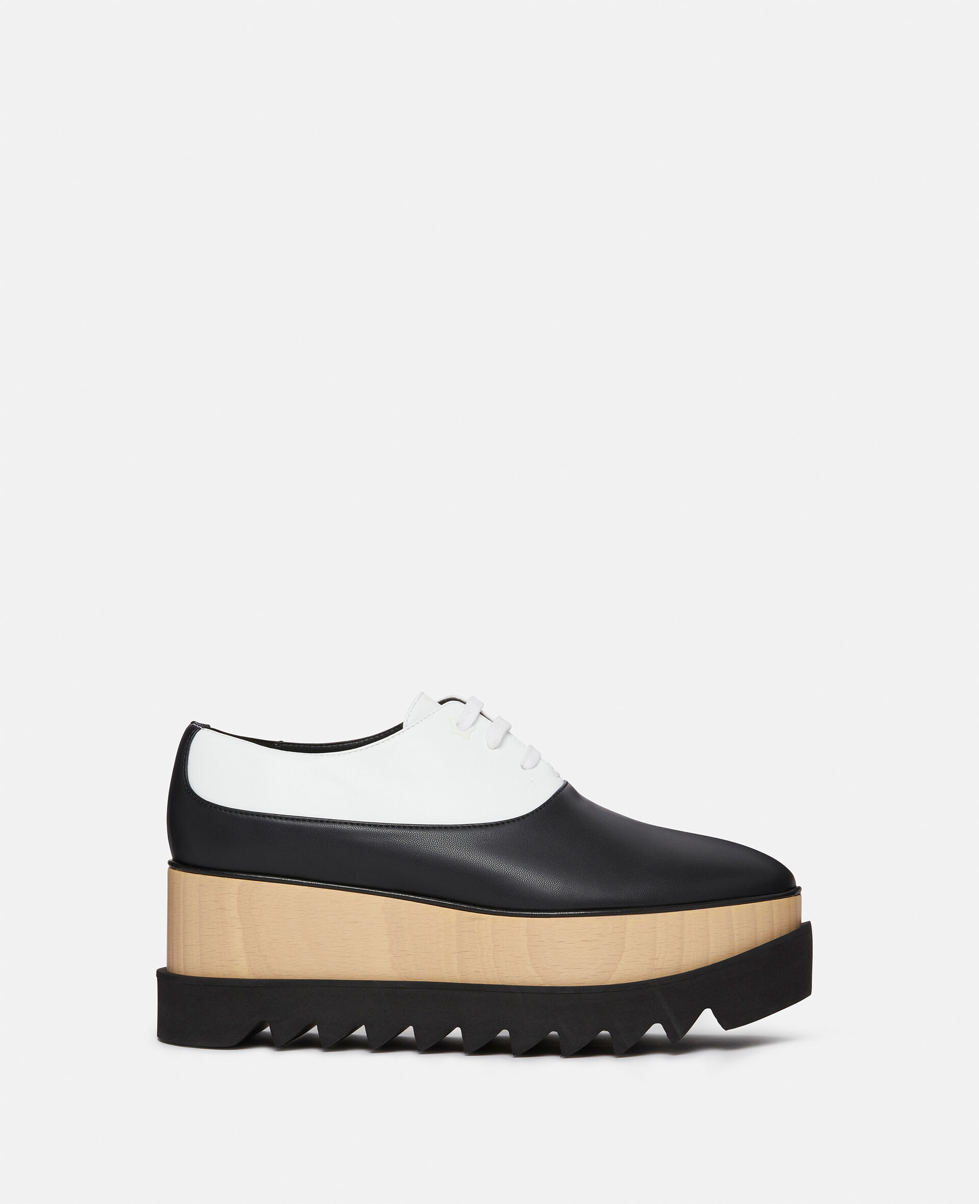 Elyse Monochrome Platform Shoes-Black-model