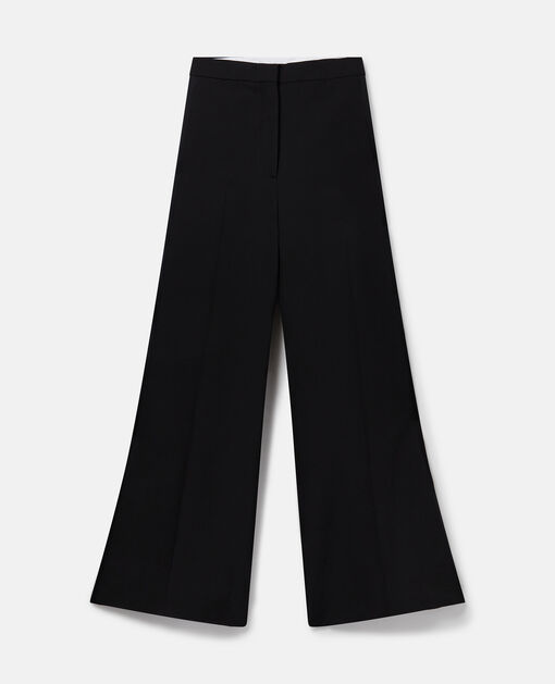 Express Wide Leg Super High Rise Tuxedo Dress Pants Black Women Size 0 3  Buttons