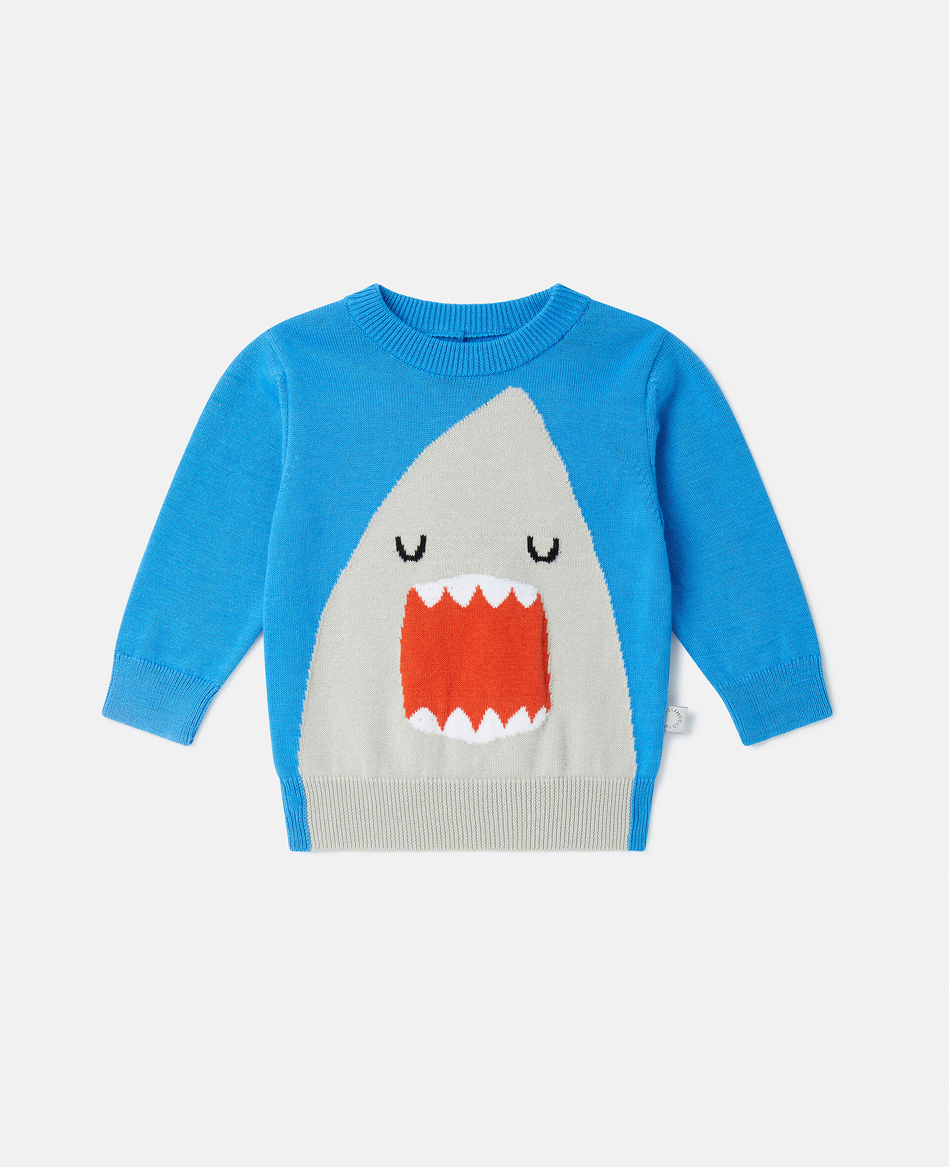 Shark Face Jumper-ブルー-large image number 0