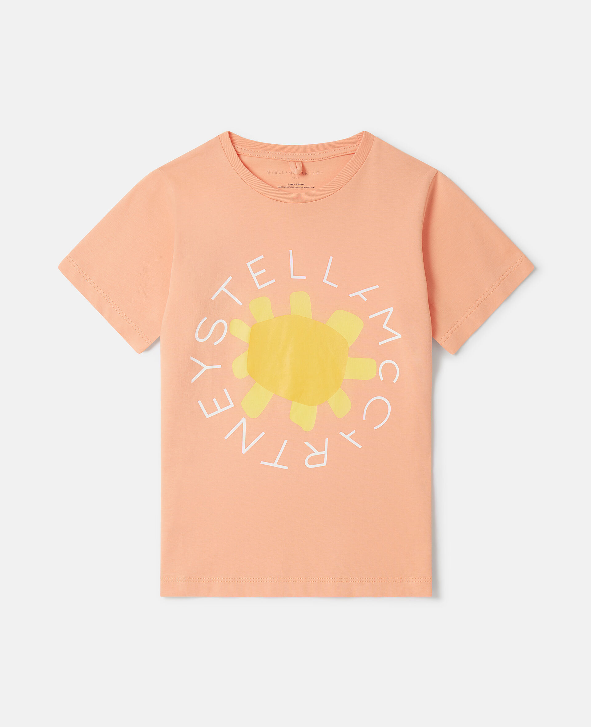 Medallion Logo Sunflower T-Shirt-Arancione-large image number 0