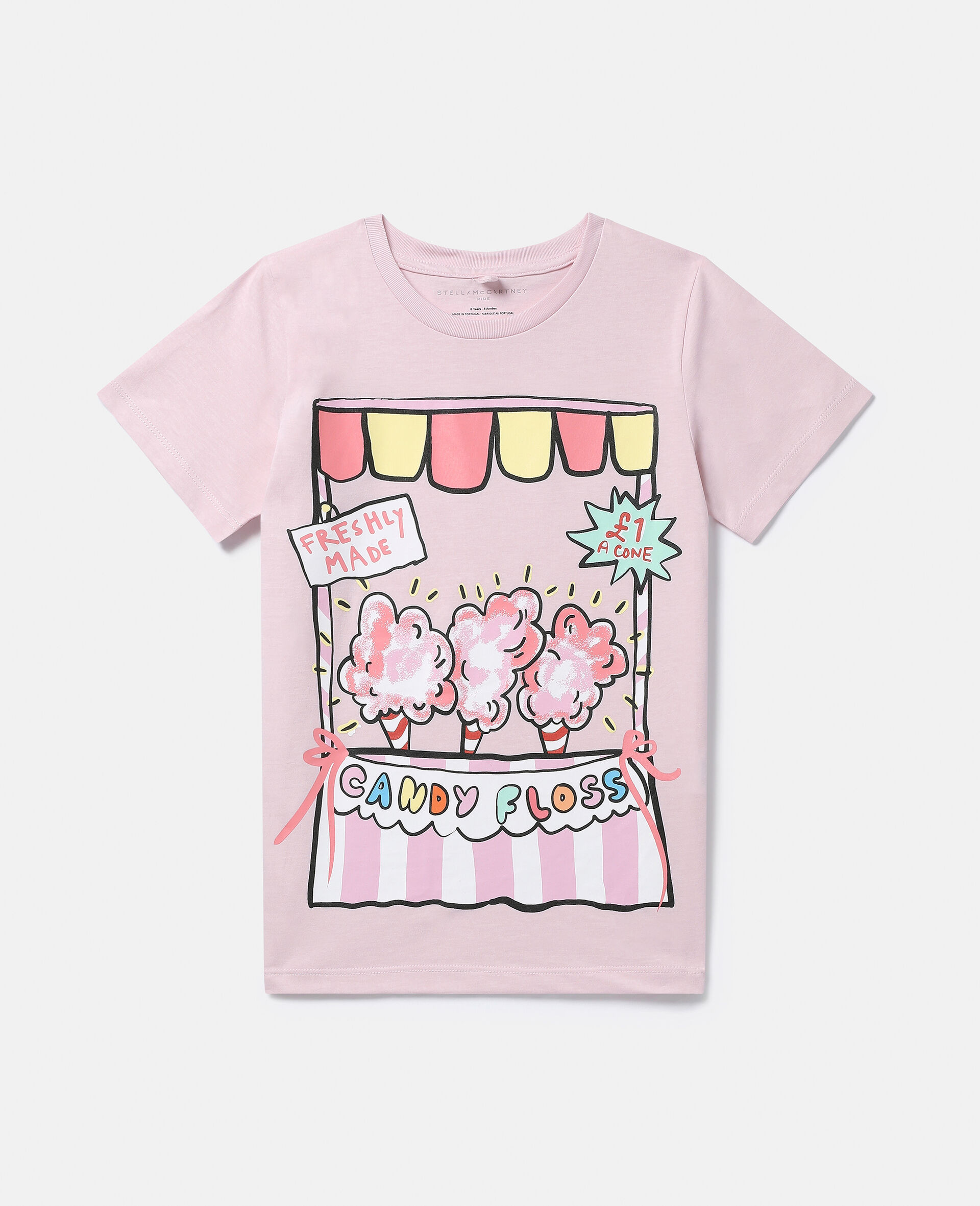 Candy Floss Stand T-Shirt-粉色-large image number 0