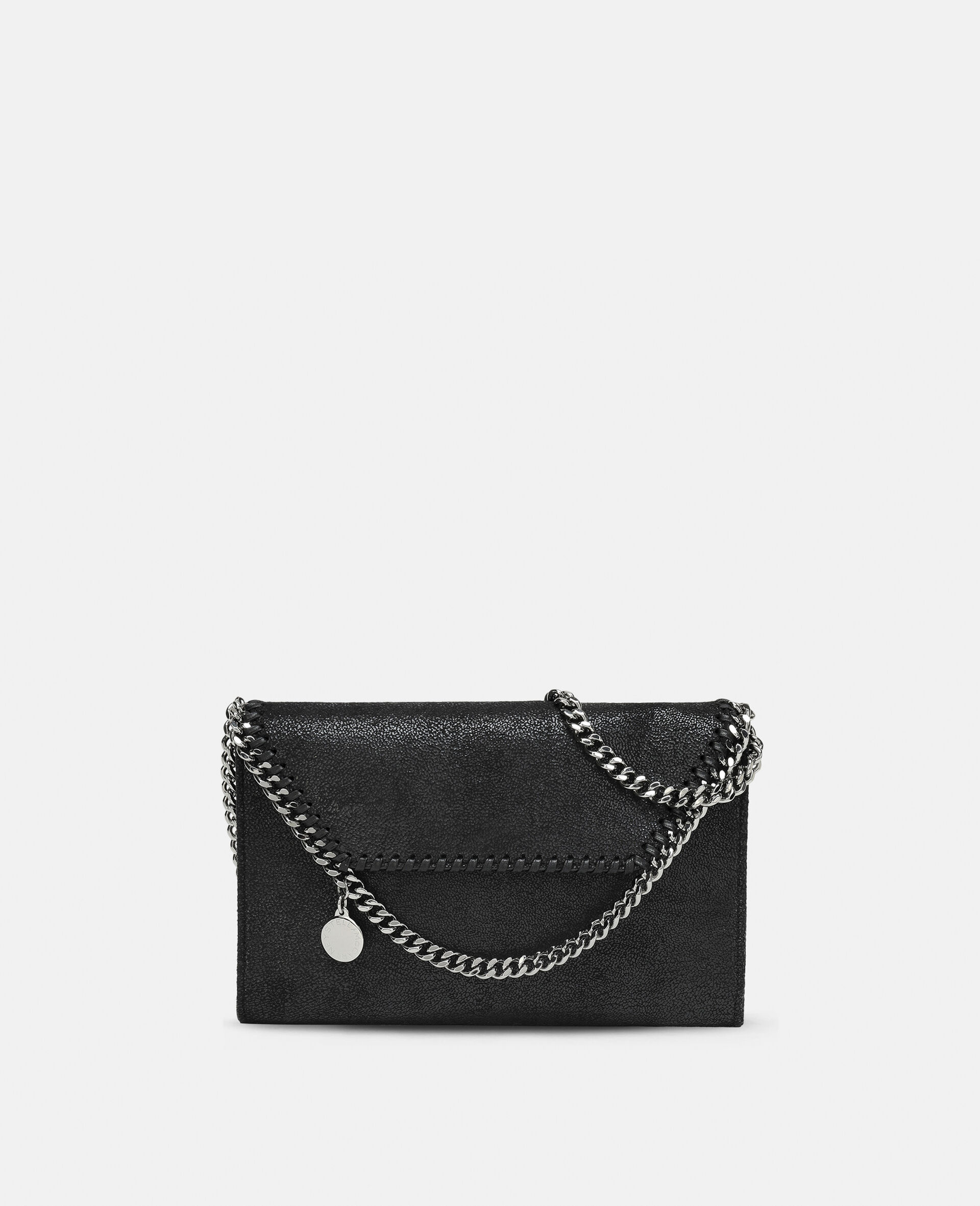 Women Black Falabella Wallet Crossbody Bag