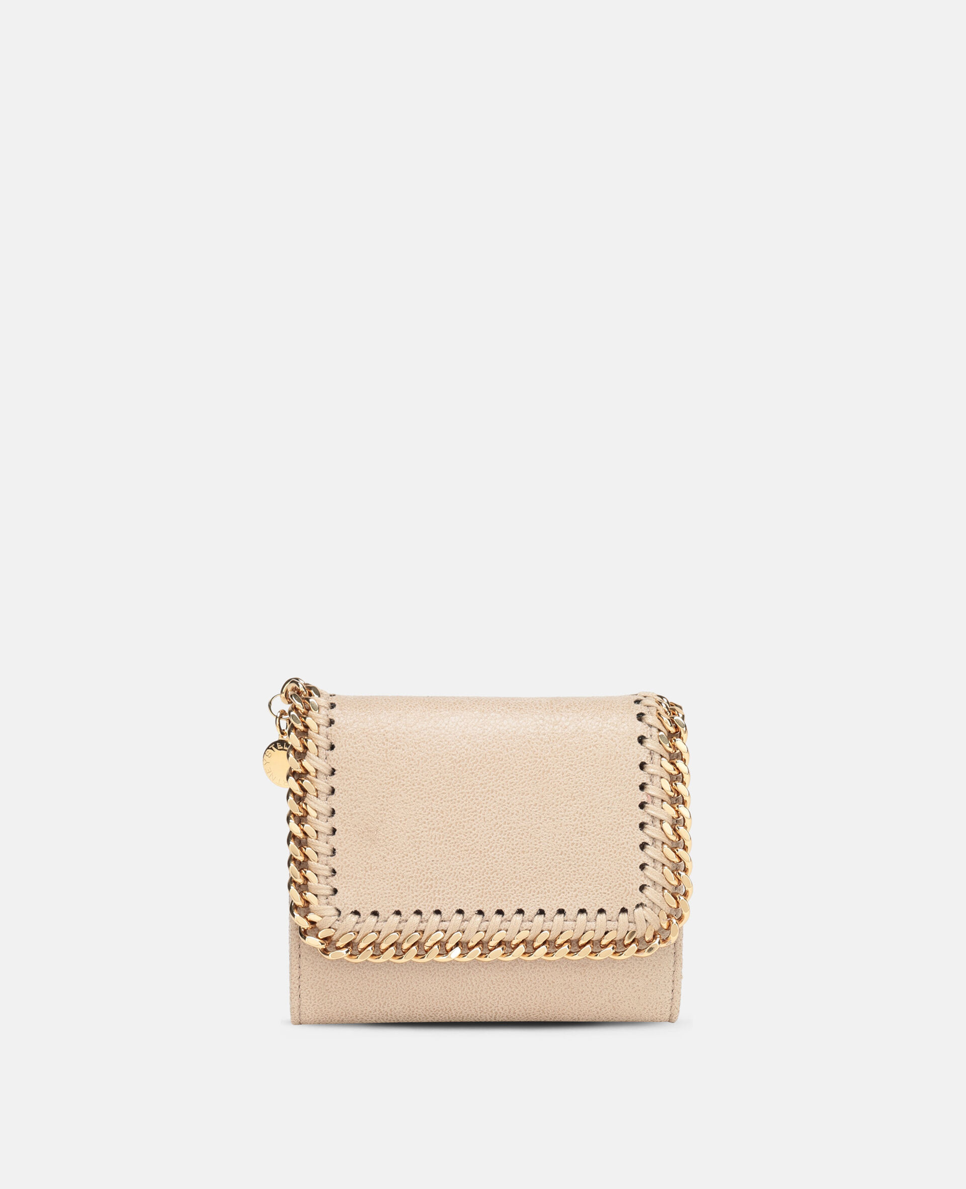 Falabella Kleines Portemonnaie mit Umschlag-Beige-model