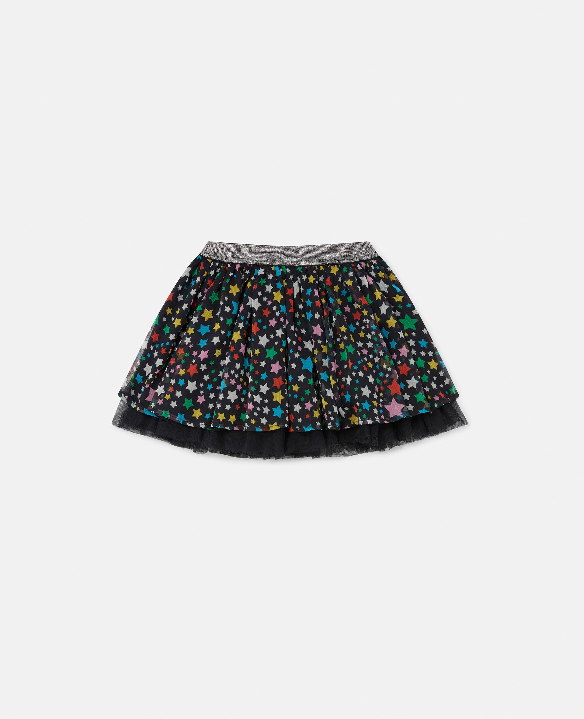 Star Pattern Tulle Skirt-Multicoloured-large image number 0