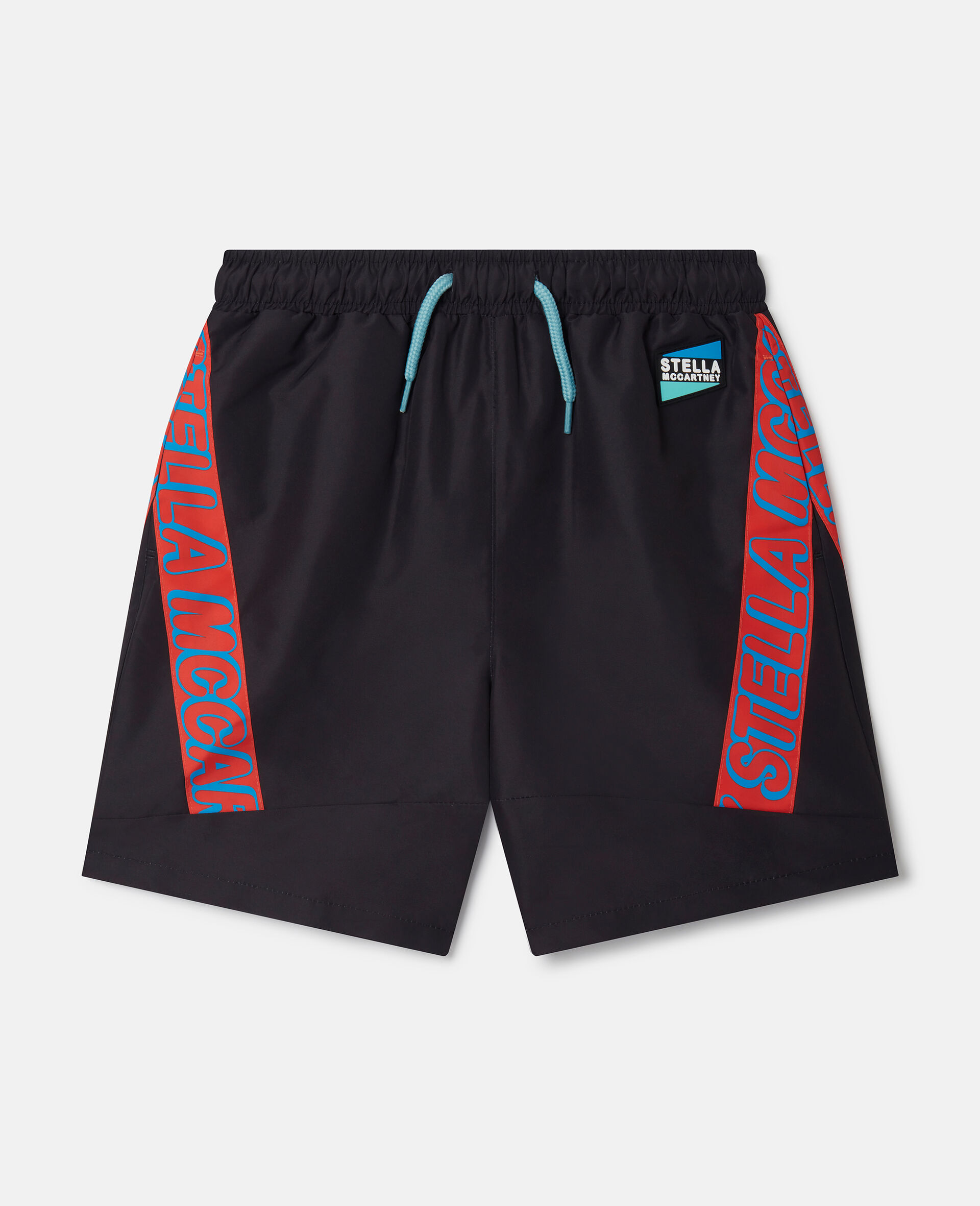 SMC Neon Trim Swimming Trunks-Noir-large image number 0